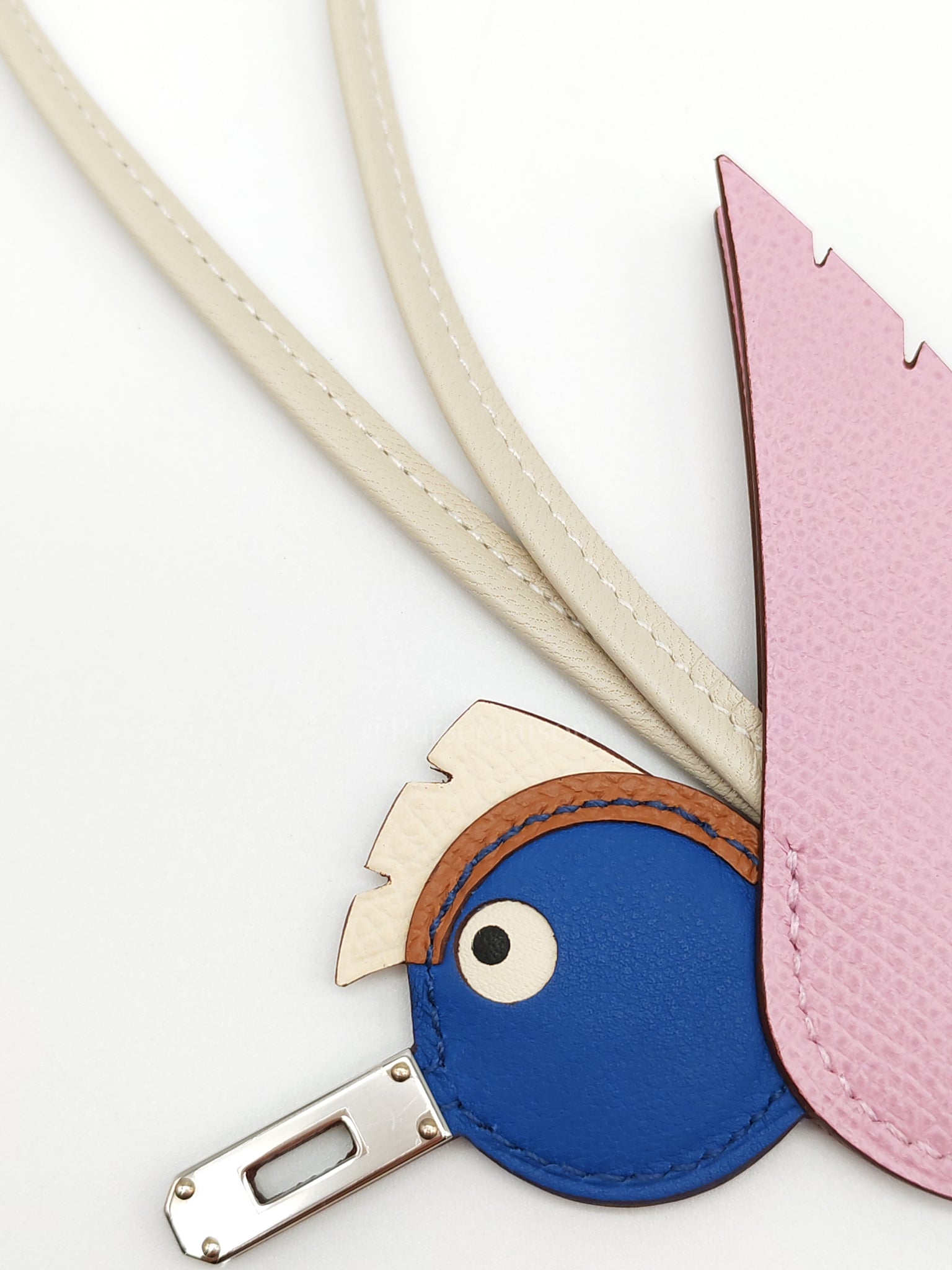 Birdy Charm Mauve Sylvestre/Framboise/Bleu/Gold/Nata Epsom and Swift Leather Palladium Hardware Stamp B (2023) | Purse Maison Luxury Bags Shop