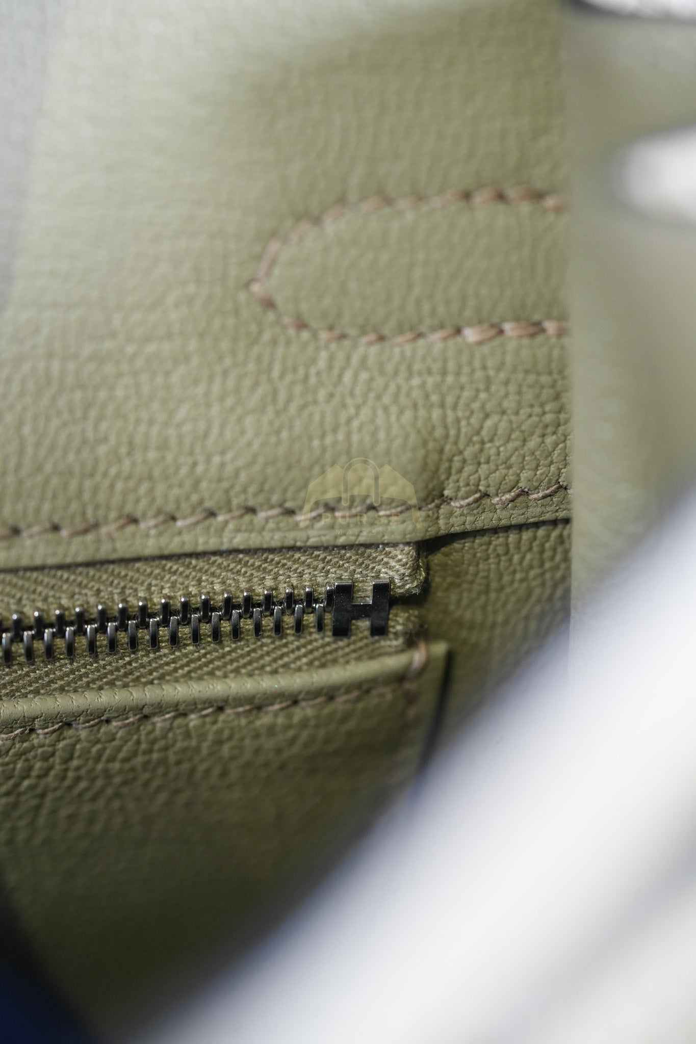 Birkin 25 Beige Marfa Togo Leather in Palladium Hardware Stamp W(2024) | Purse Maison Luxury Bags Shop