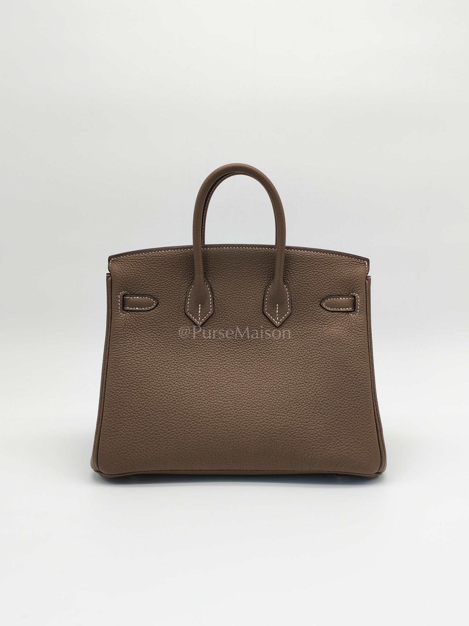 Birkin 25 Etoupe Retourne in Togo Leather and Gold Hardware Stamp D (2019) | Purse Maison Luxury Bags Shop