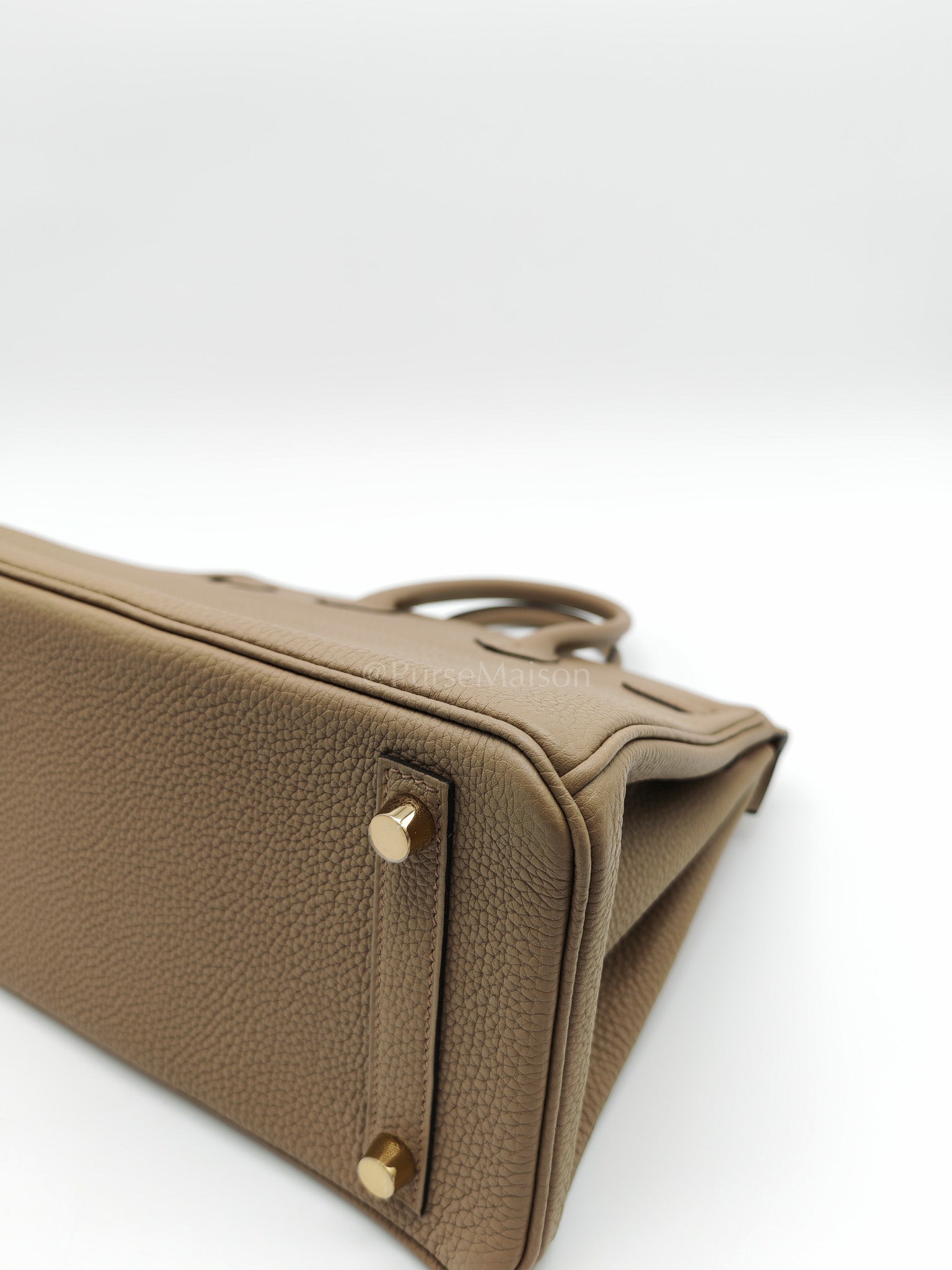 Birkin 25 in Beige Marfa Togo Leather Gold Hardware Stamp W(2024) | Purse Maison Luxury Bags Shop