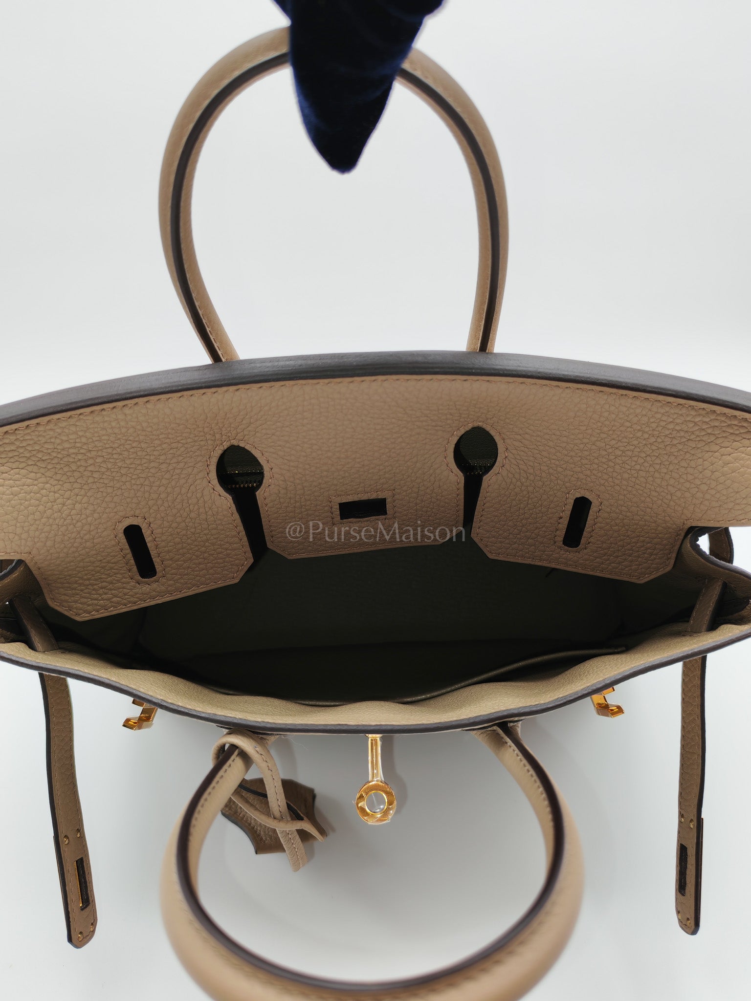 Birkin 25 in Beige Marfa Togo Leather Gold Hardware Stamp W(2024) | Purse Maison Luxury Bags Shop