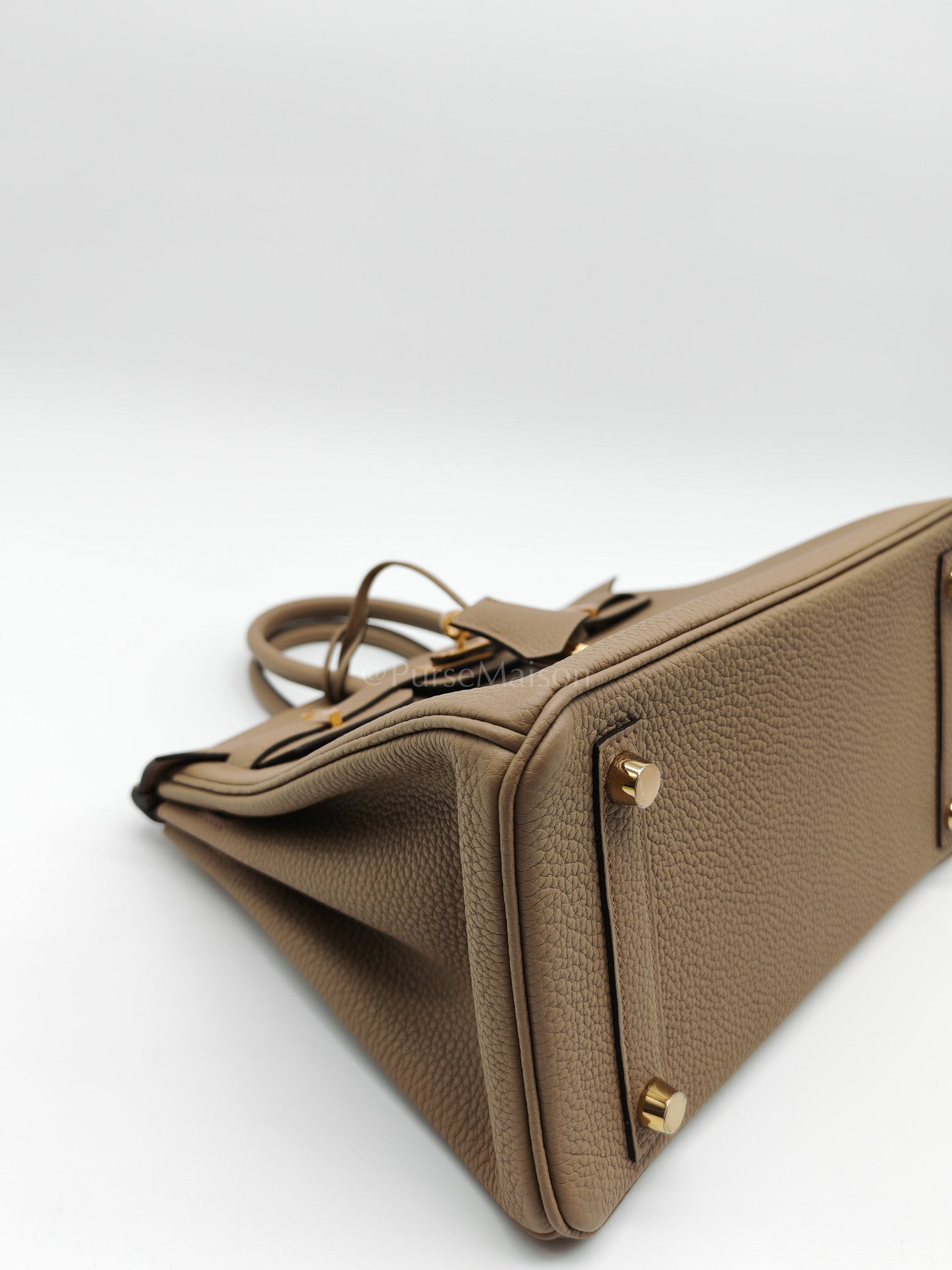 Birkin 25 in Beige Marfa Togo Leather Gold Hardware Stamp W(2024) | Purse Maison Luxury Bags Shop