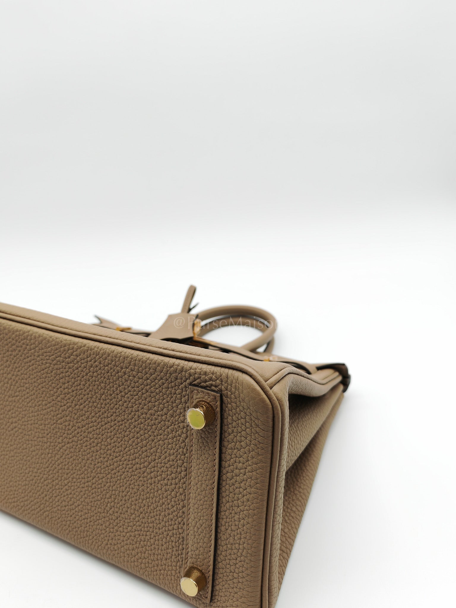 Birkin 25 in Beige Marfa Togo Leather Gold Hardware Stamp W(2024) | Purse Maison Luxury Bags Shop