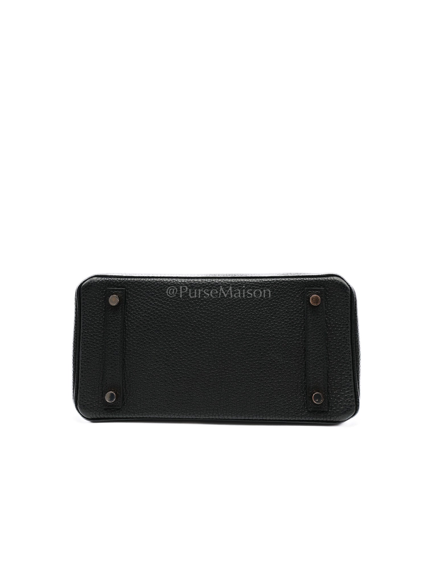 Birkin 25 in Black/Noir Togo Leather & Rose Gold Hardware Stamp Y(2020) | Purse Maison Luxury Bags Shop