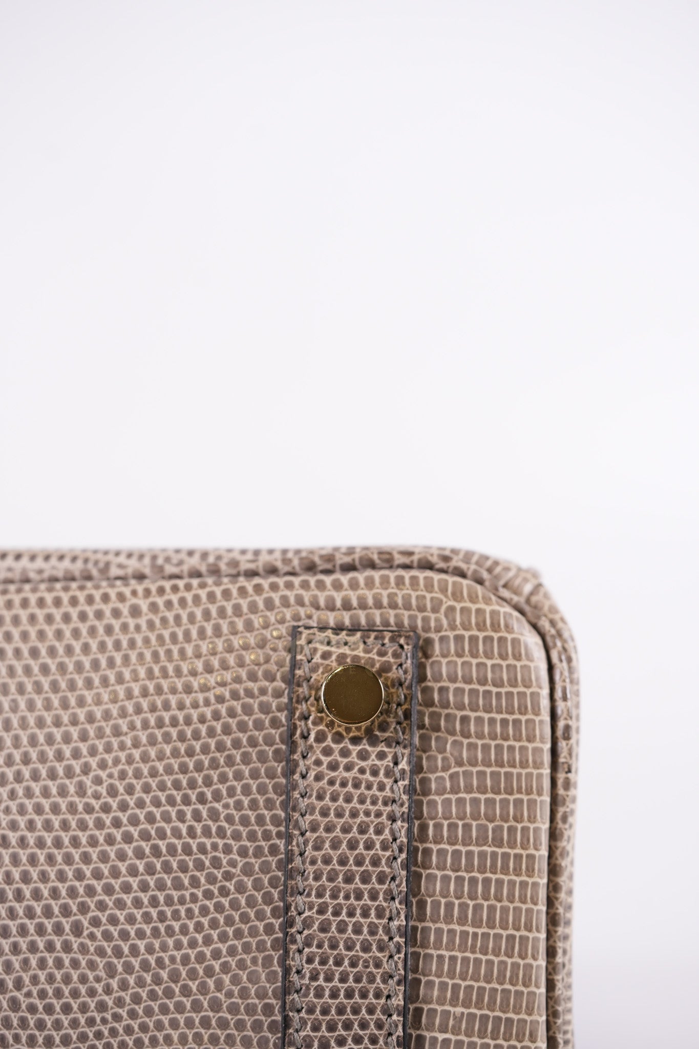 Birkin 25 Lizard Gris Tourterelle Gold hardware Stamp P (2012) | Purse Maison Luxury Bags Shop