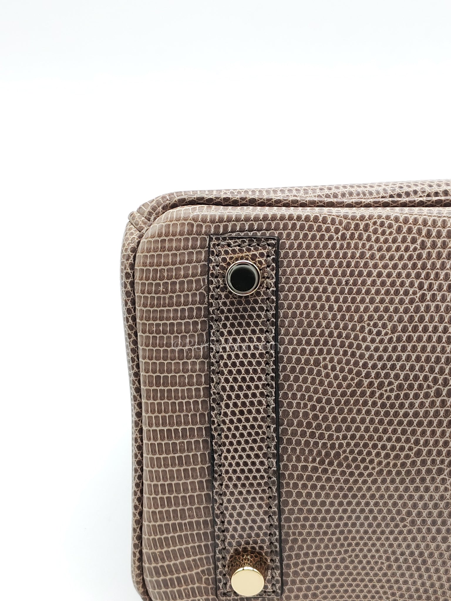 Birkin 25 Lizard Gris Tourterelle Gold Hardware Stamp P (2012) | Purse Maison Luxury Bags Shop