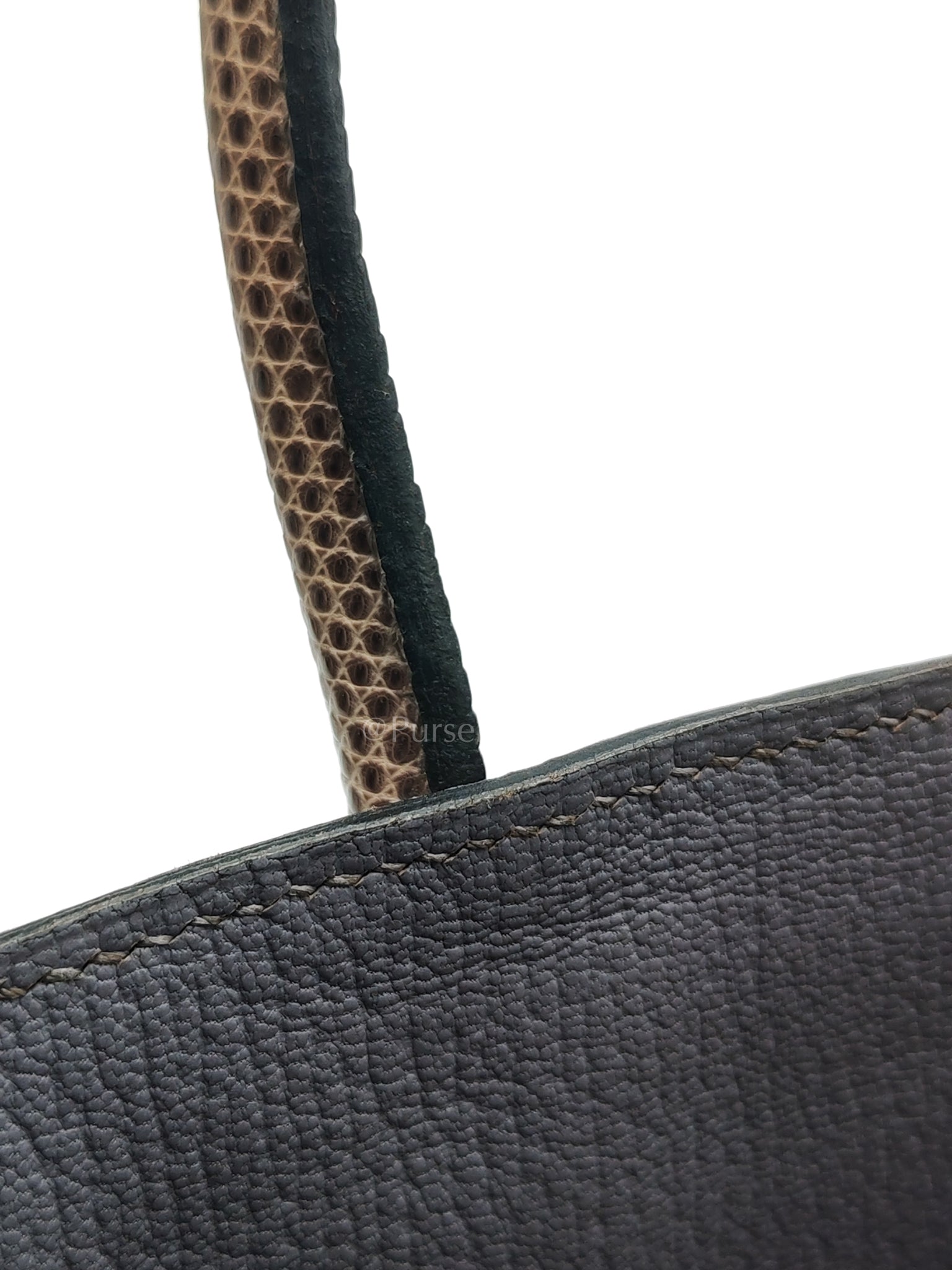 Birkin 25 Lizard Gris Tourterelle Gold Hardware Stamp P (2012) | Purse Maison Luxury Bags Shop