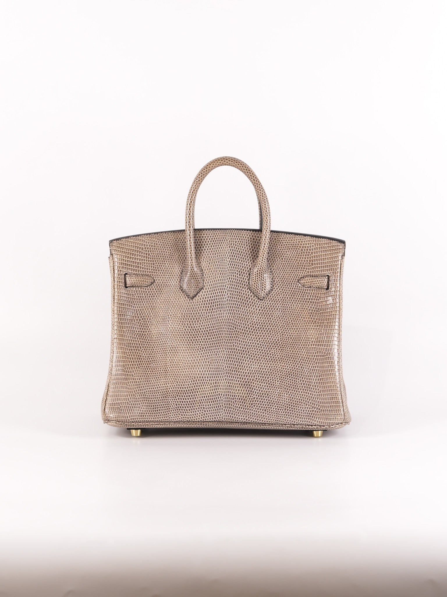 Birkin 25 Lizard Gris Tourterelle Gold hardware Stamp P (2012) | Purse Maison Luxury Bags Shop