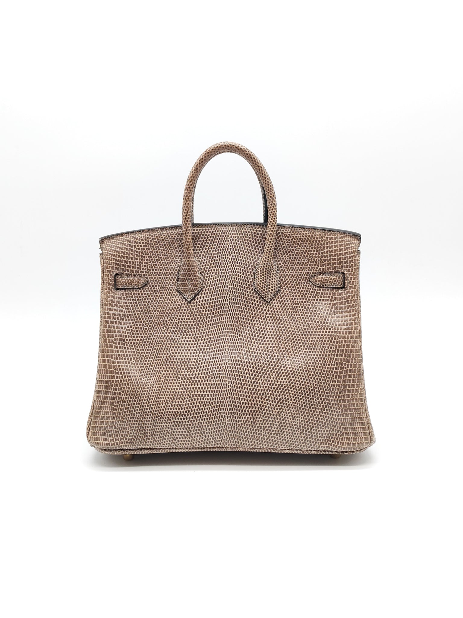 Birkin 25 Lizard Gris Tourterelle Gold Hardware Stamp P (2012) | Purse Maison Luxury Bags Shop