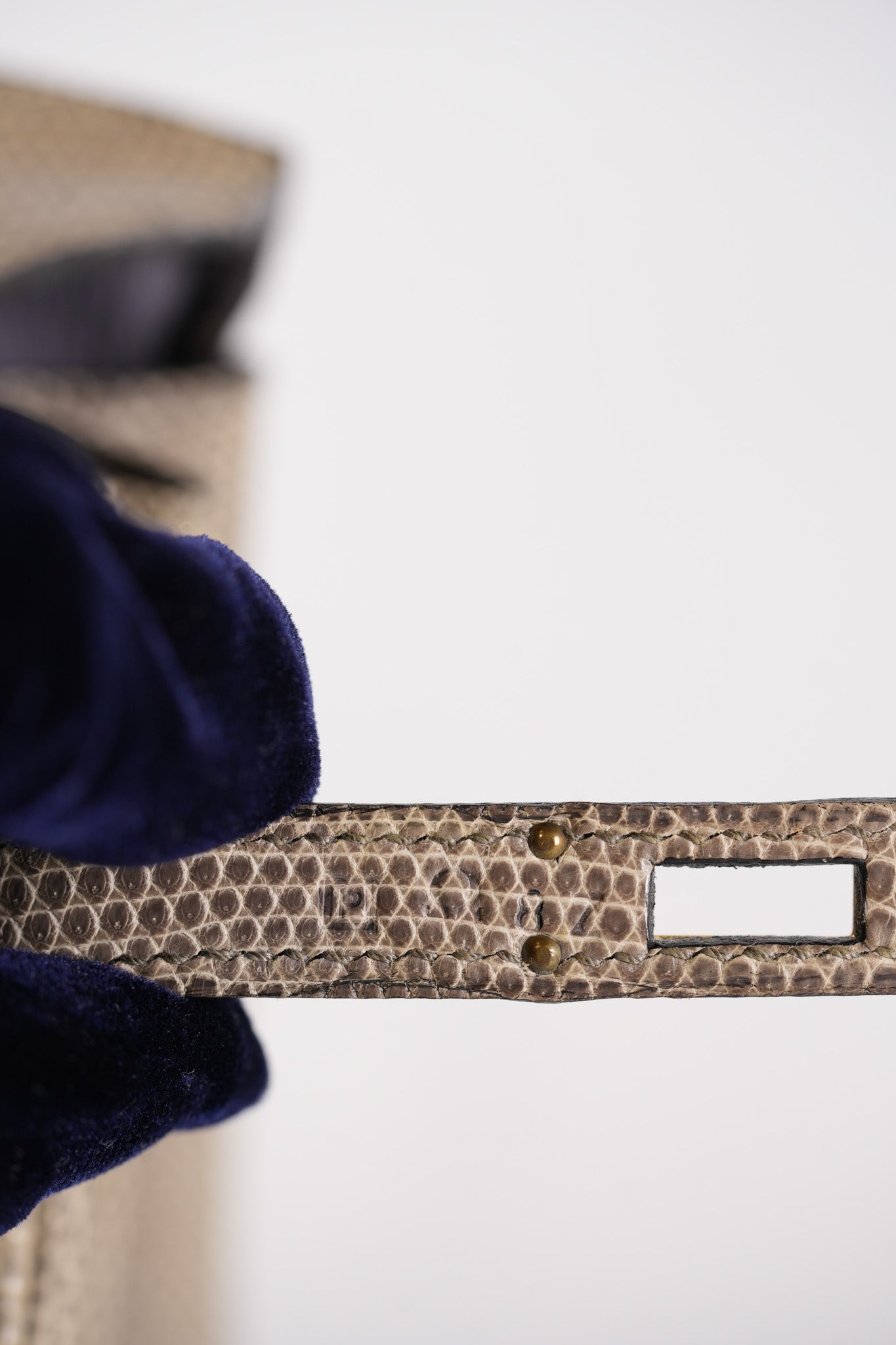 Birkin 25 Lizard Gris Tourterelle Gold hardware Stamp P (2012) | Purse Maison Luxury Bags Shop