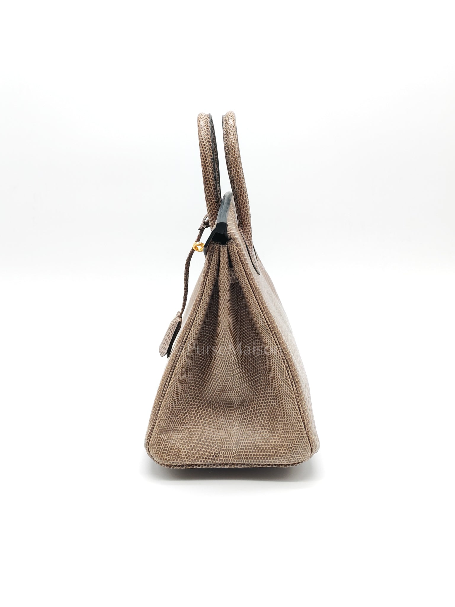 Birkin 25 Lizard Gris Tourterelle Gold Hardware Stamp P (2012) | Purse Maison Luxury Bags Shop