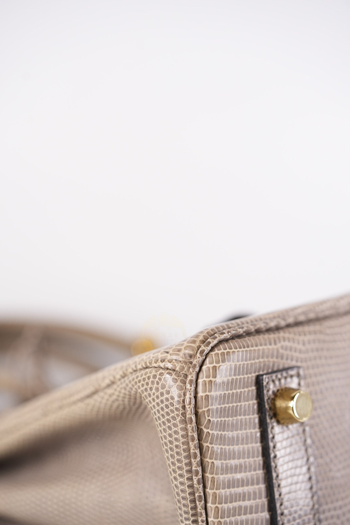 Birkin 25 Lizard Gris Tourterelle Gold hardware Stamp P (2012) | Purse Maison Luxury Bags Shop