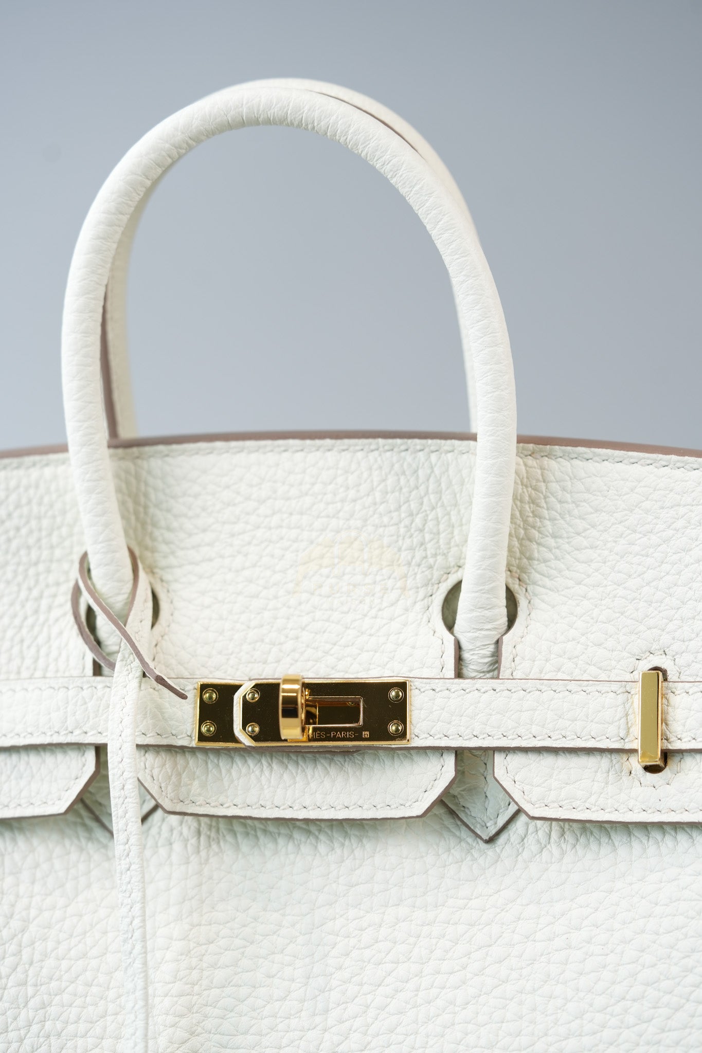 Birkin 25 Mushroom in Togo Leather and Gold Hardware Stamp B (2023) | Purse Maison Luxury Bags Shop