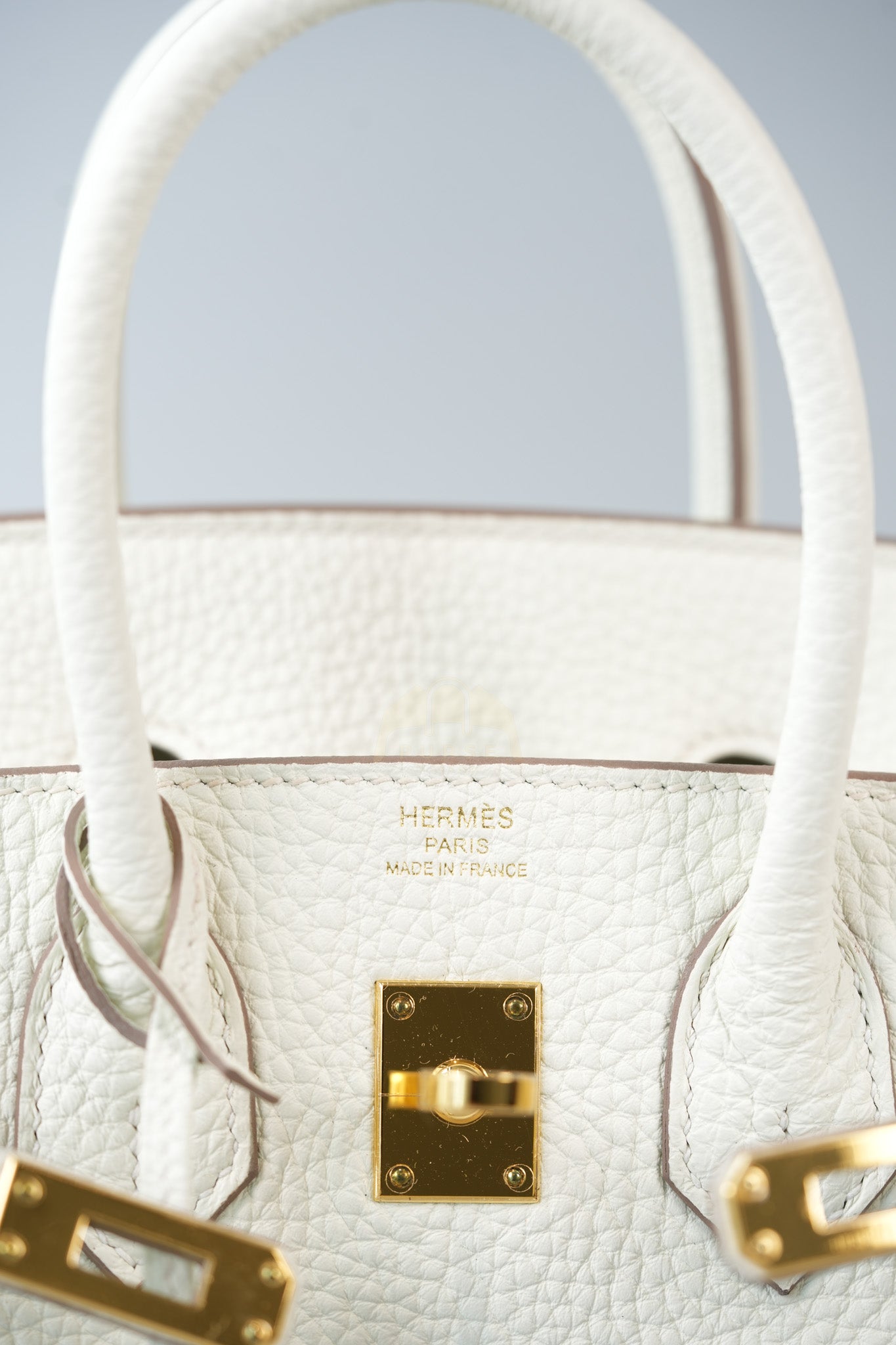 Birkin 25 Mushroom in Togo Leather and Gold Hardware Stamp B (2023) | Purse Maison Luxury Bags Shop