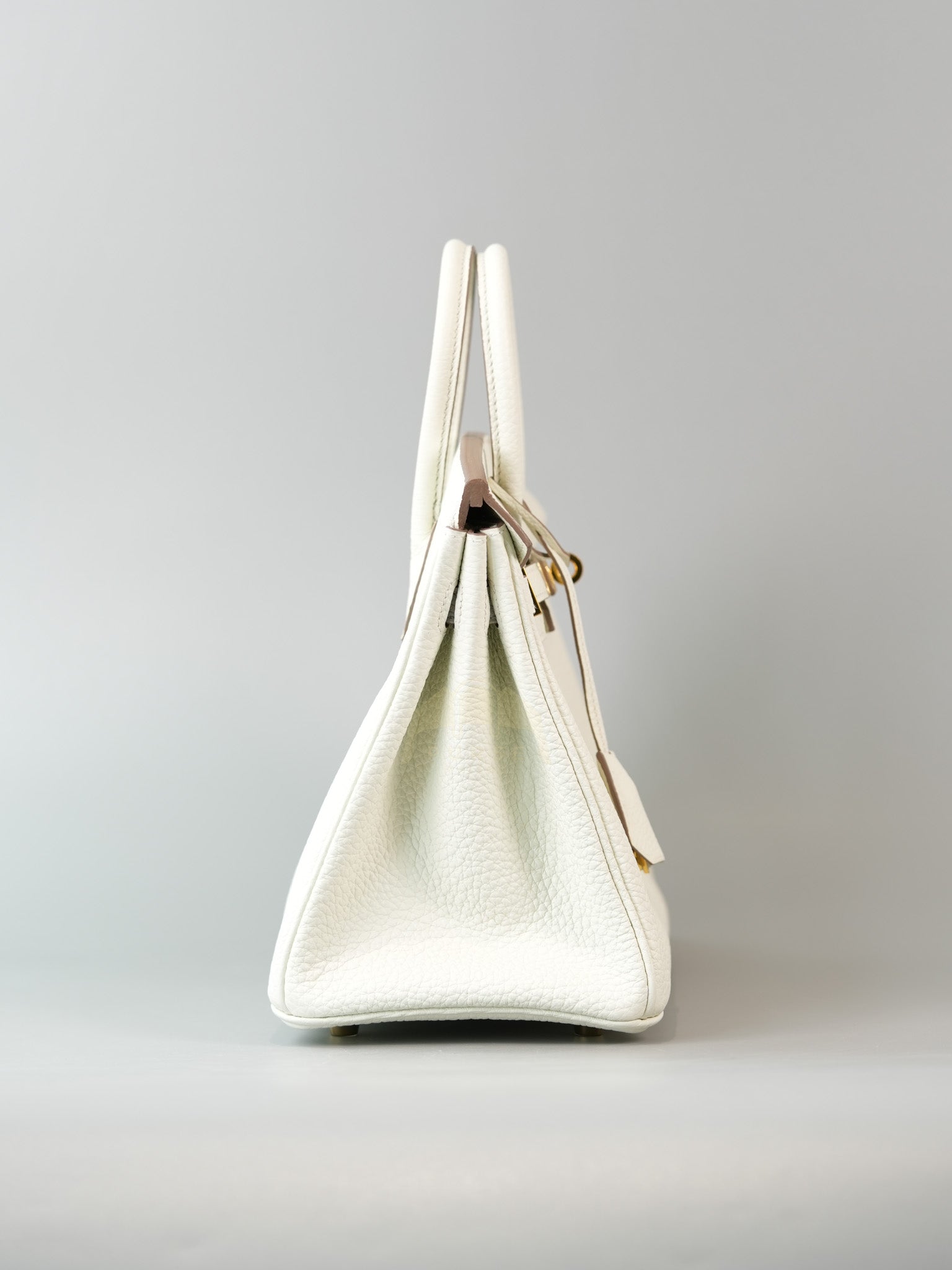 Birkin 25 Mushroom in Togo Leather and Gold Hardware Stamp B (2023) | Purse Maison Luxury Bags Shop