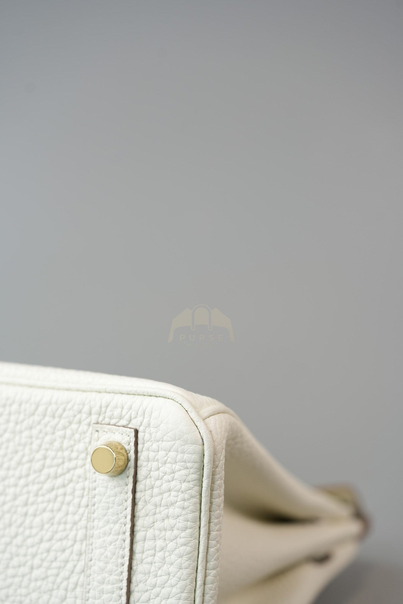Birkin 25 Mushroom in Togo Leather and Gold Hardware Stamp B (2023) | Purse Maison Luxury Bags Shop