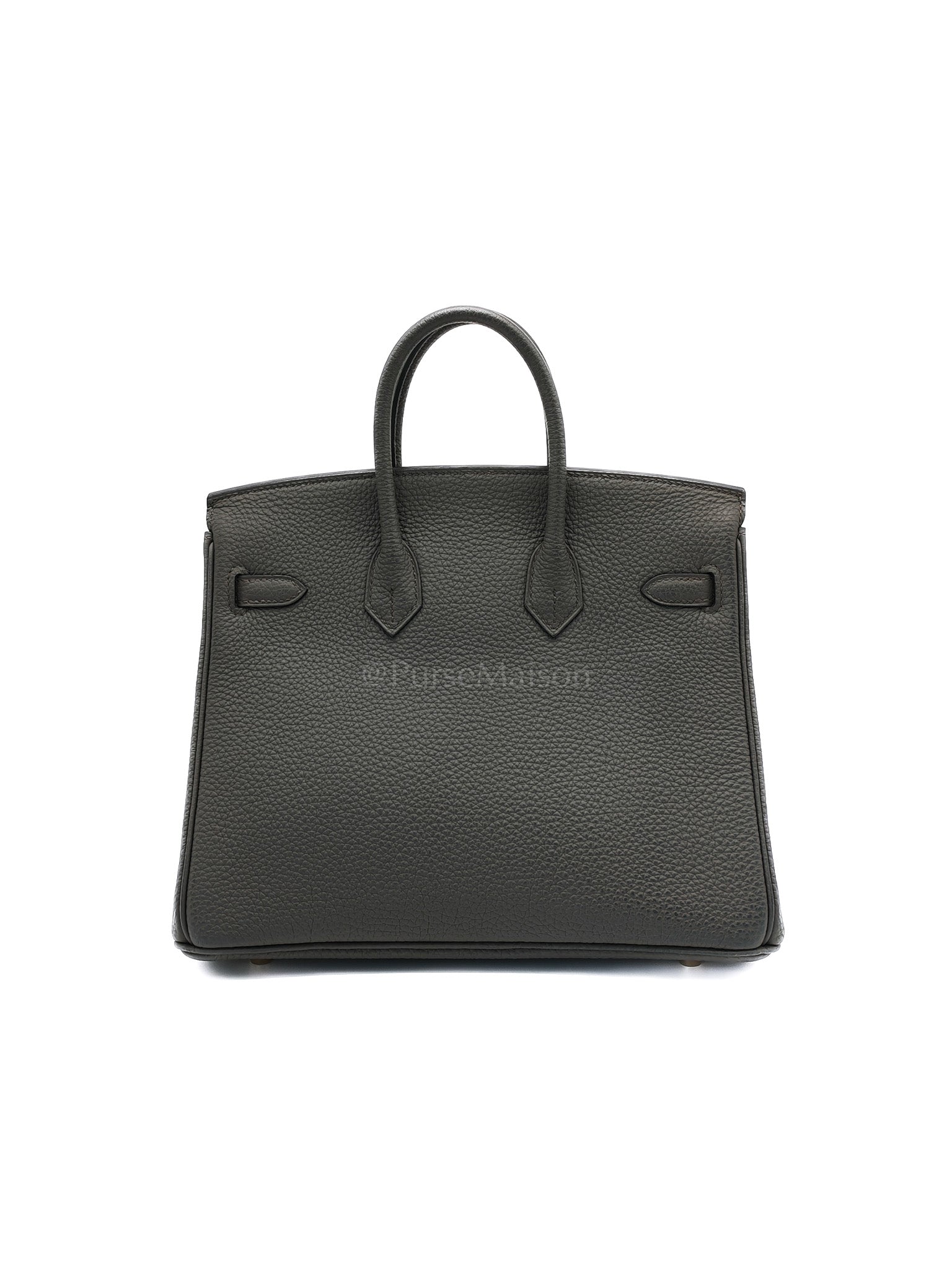 Birkin 25 Retourne Gris Etain in Togo Leather and Gold Hardware Stamp Y (2020) | Purse Maison Luxury Bags Shop