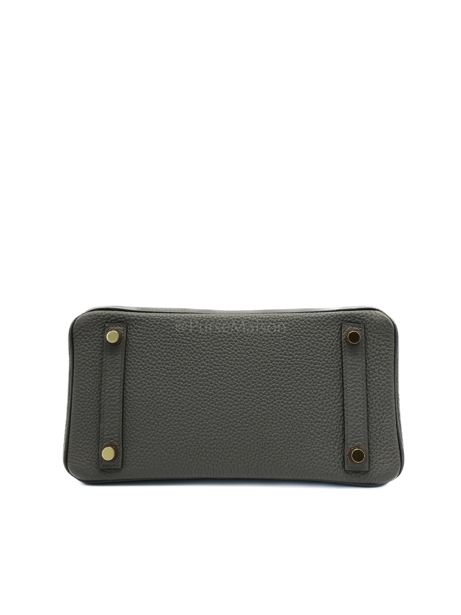 Birkin 25 Retourne Gris Etain in Togo Leather and Gold Hardware Stamp Y (2020) | Purse Maison Luxury Bags Shop