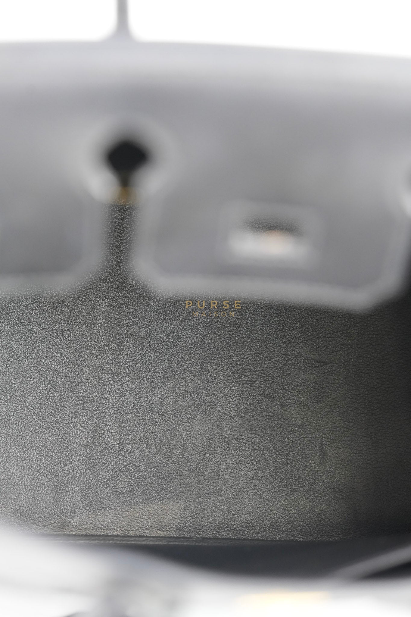 Birkin 25 Retourne in Black Swift Leather and Gold Hardware Stamp A (2017) | Purse Maison Luxury Bags Shop