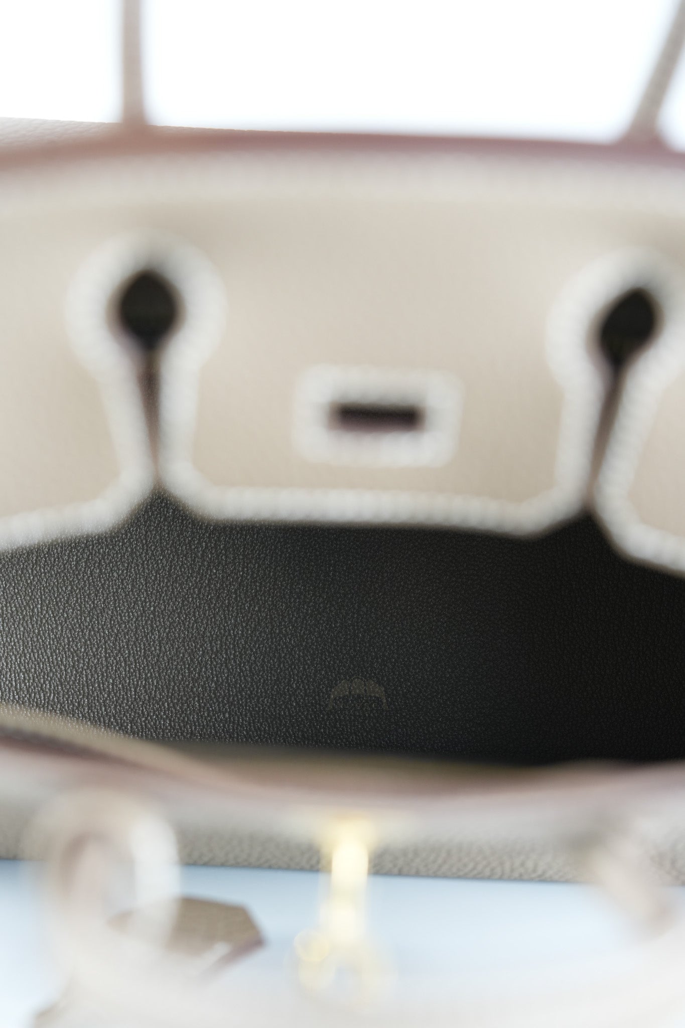 Birkin 25 Retourne in Etoupe Togo Leather and Gold Hardware Stamp W (2024) | Purse Maison Luxury Bags Shop