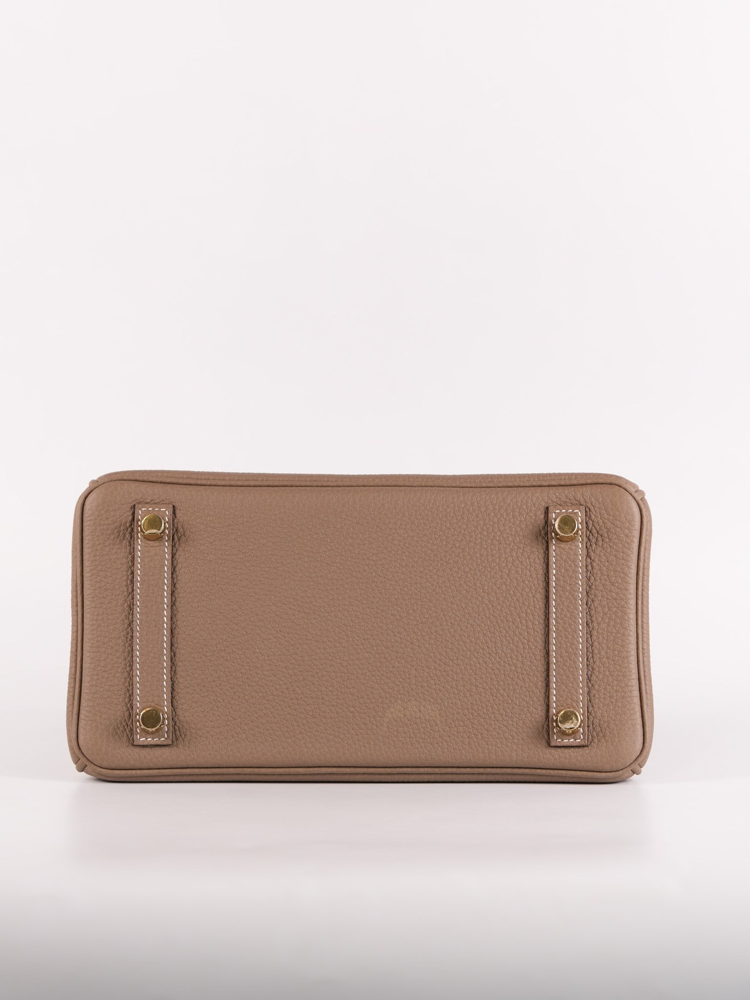 Birkin 25 Retourne in Etoupe Togo Leather and Gold Hardware Stamp W (2024) | Purse Maison Luxury Bags Shop