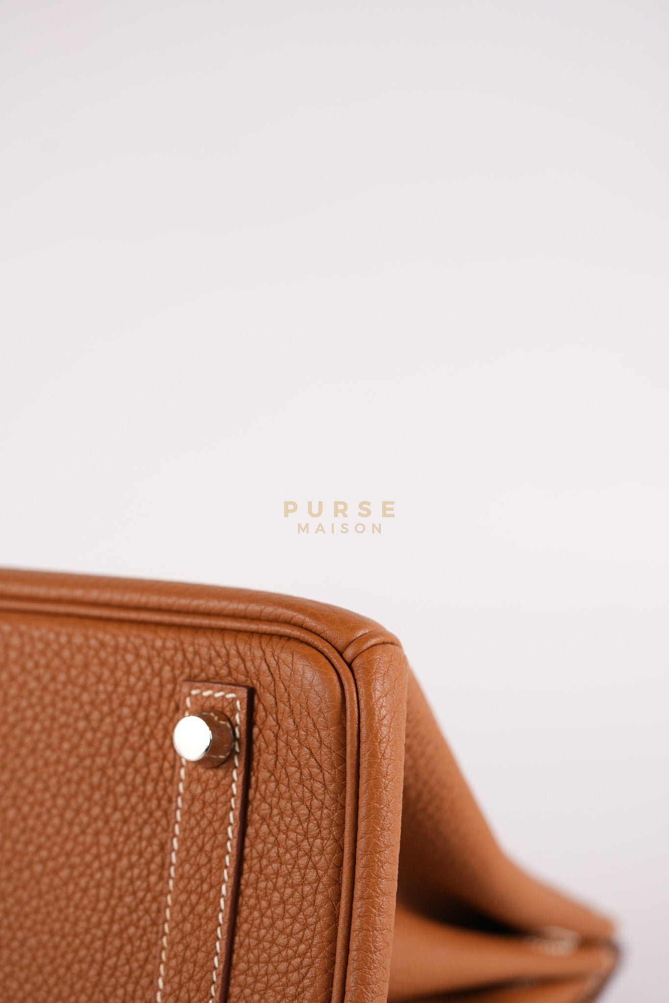 Birkin 25 Retourne in Gold Togo Leather and Palladium Hardware Stamp Y (2020) | Purse Maison Luxury Bags Shop