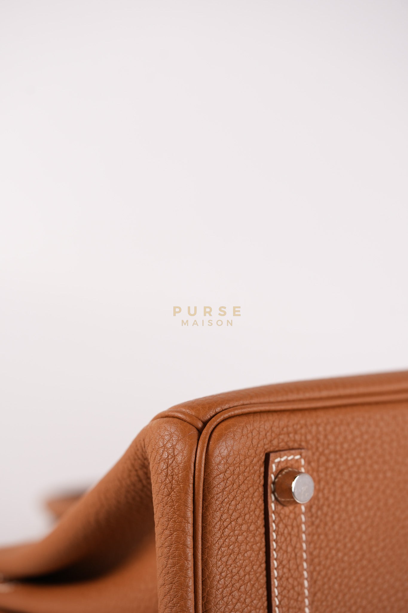 Birkin 25 Retourne in Gold Togo Leather and Palladium Hardware Stamp Y (2020) | Purse Maison Luxury Bags Shop