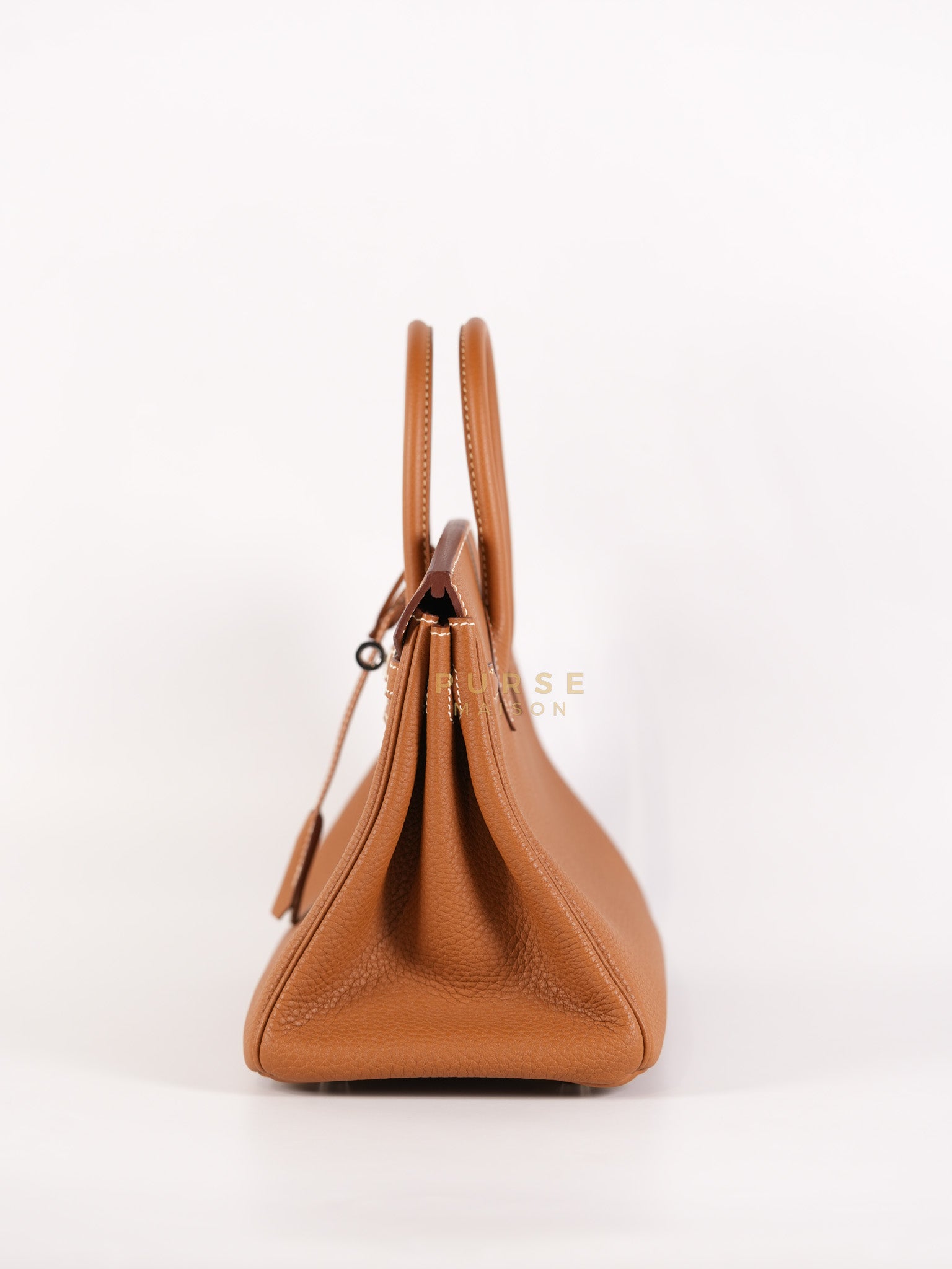 Birkin 25 Retourne in Gold Togo Leather and Palladium Hardware Stamp Y (2020) | Purse Maison Luxury Bags Shop