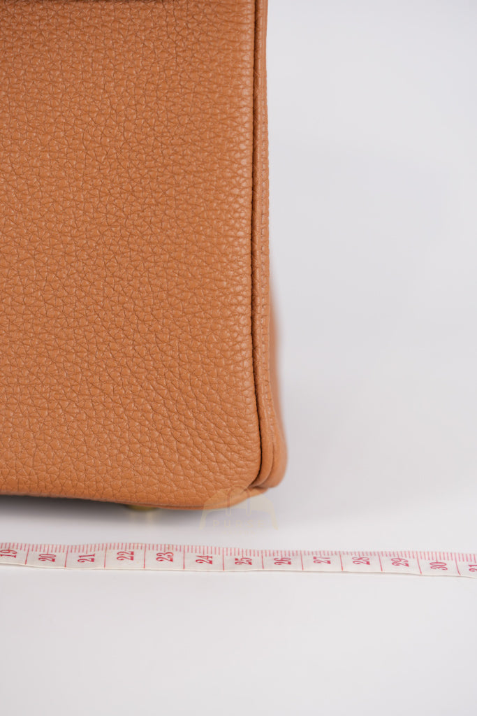 Birkin 25 Retourne in Gold Togo Leather & Gold Hardware Stamp K(2025) | Purse Maison Luxury Bags Shop