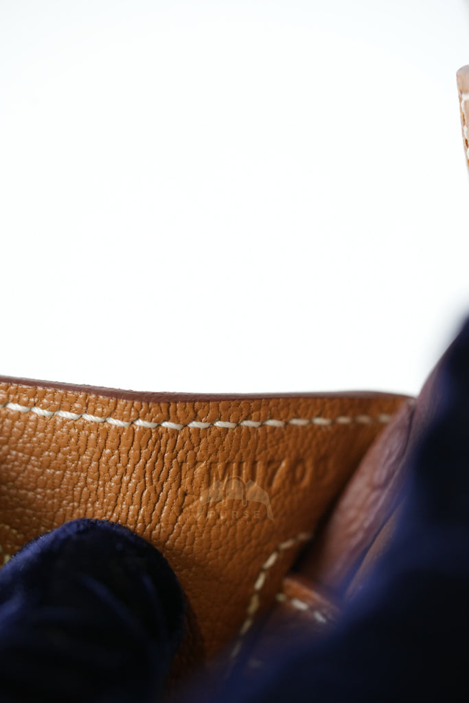 Birkin 25 Retourne in Gold Togo Leather & Gold Hardware Stamp K(2025) | Purse Maison Luxury Bags Shop