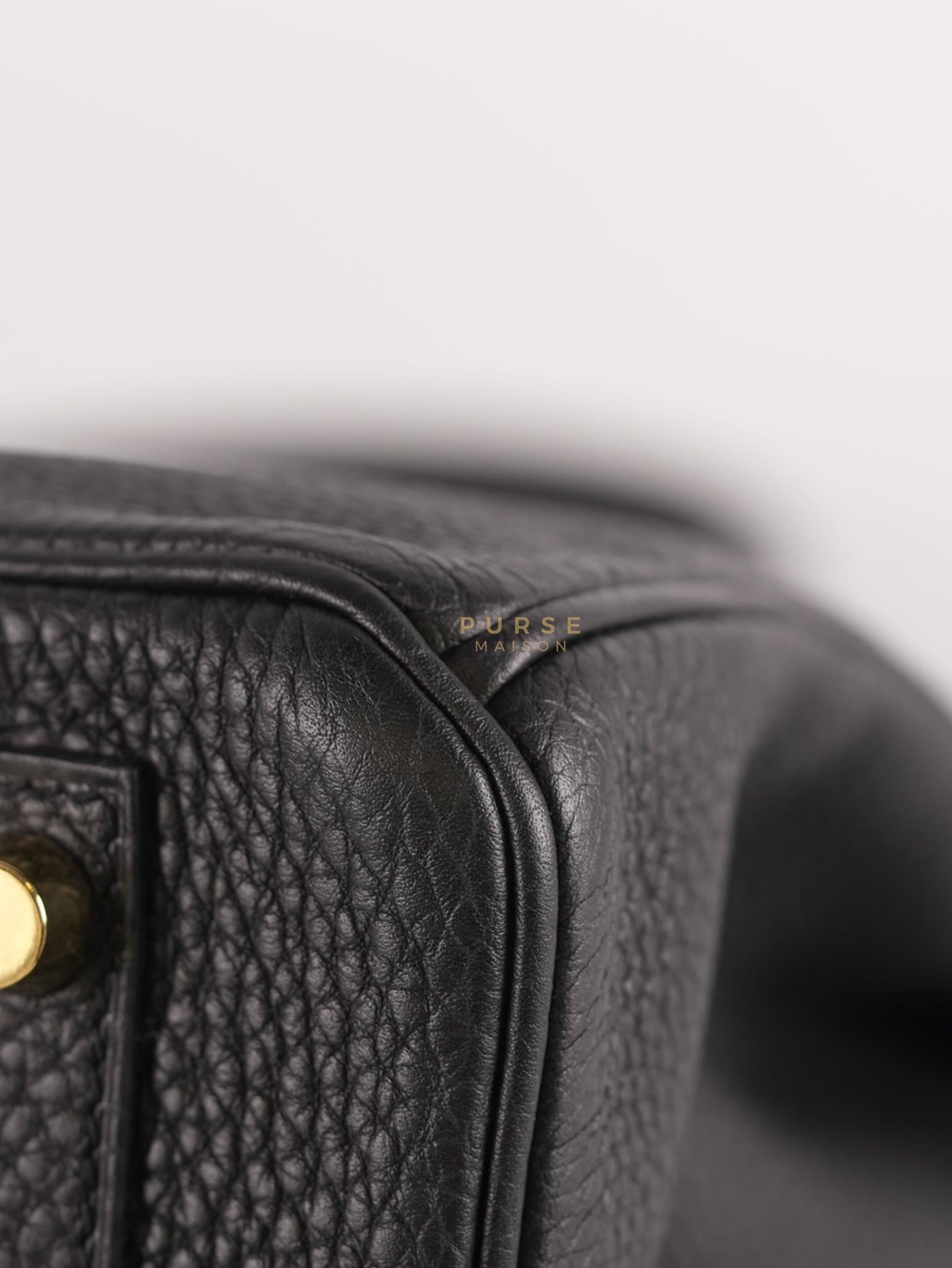 Birkin 30 Black Togo Leather in Gold Hardware Stamp A (2017) | Purse Maison Luxury Bags Shop