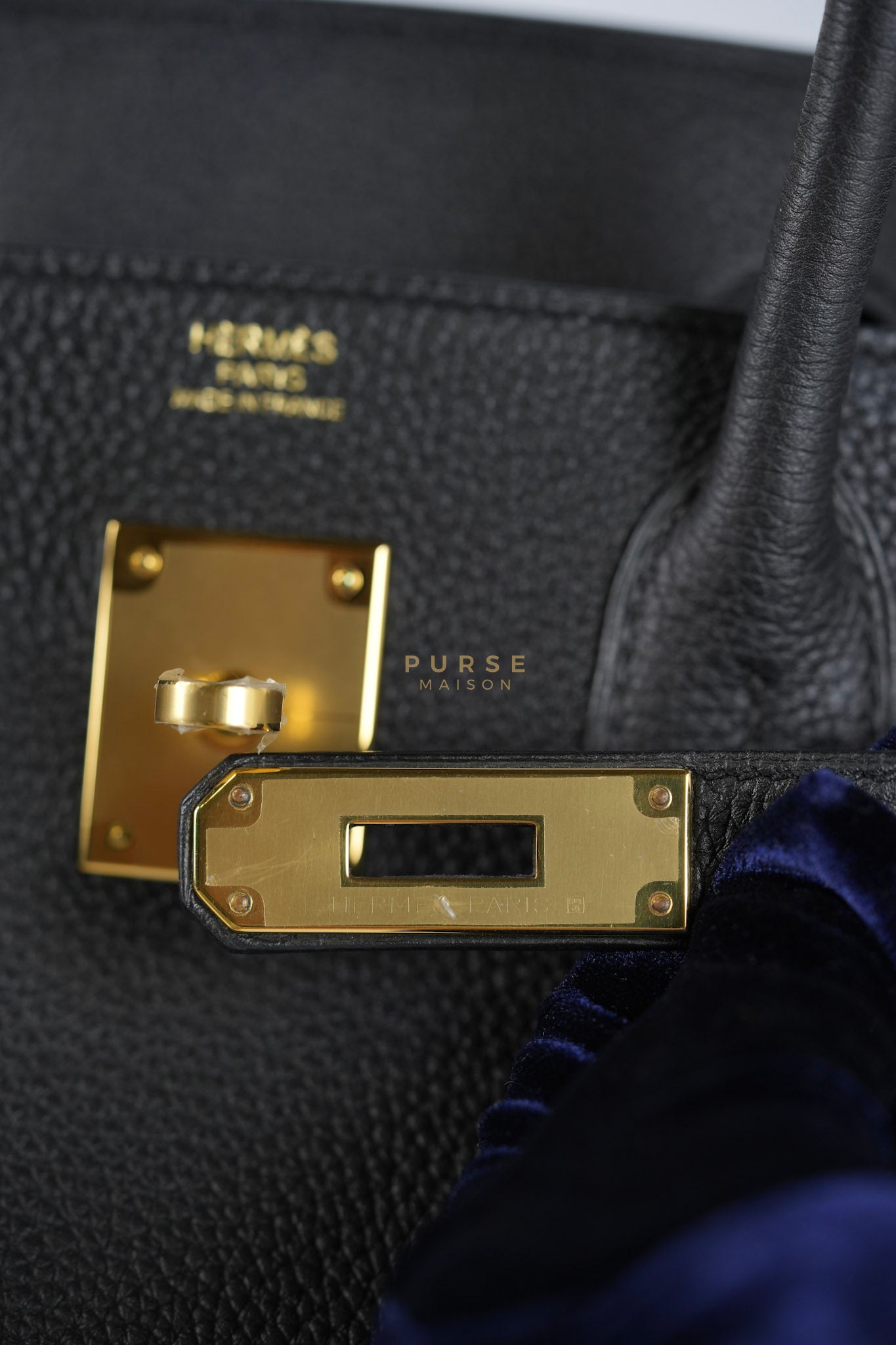 Birkin 30 Black Togo Leather in Gold Hardware Stamp A (2017) | Purse Maison Luxury Bags Shop