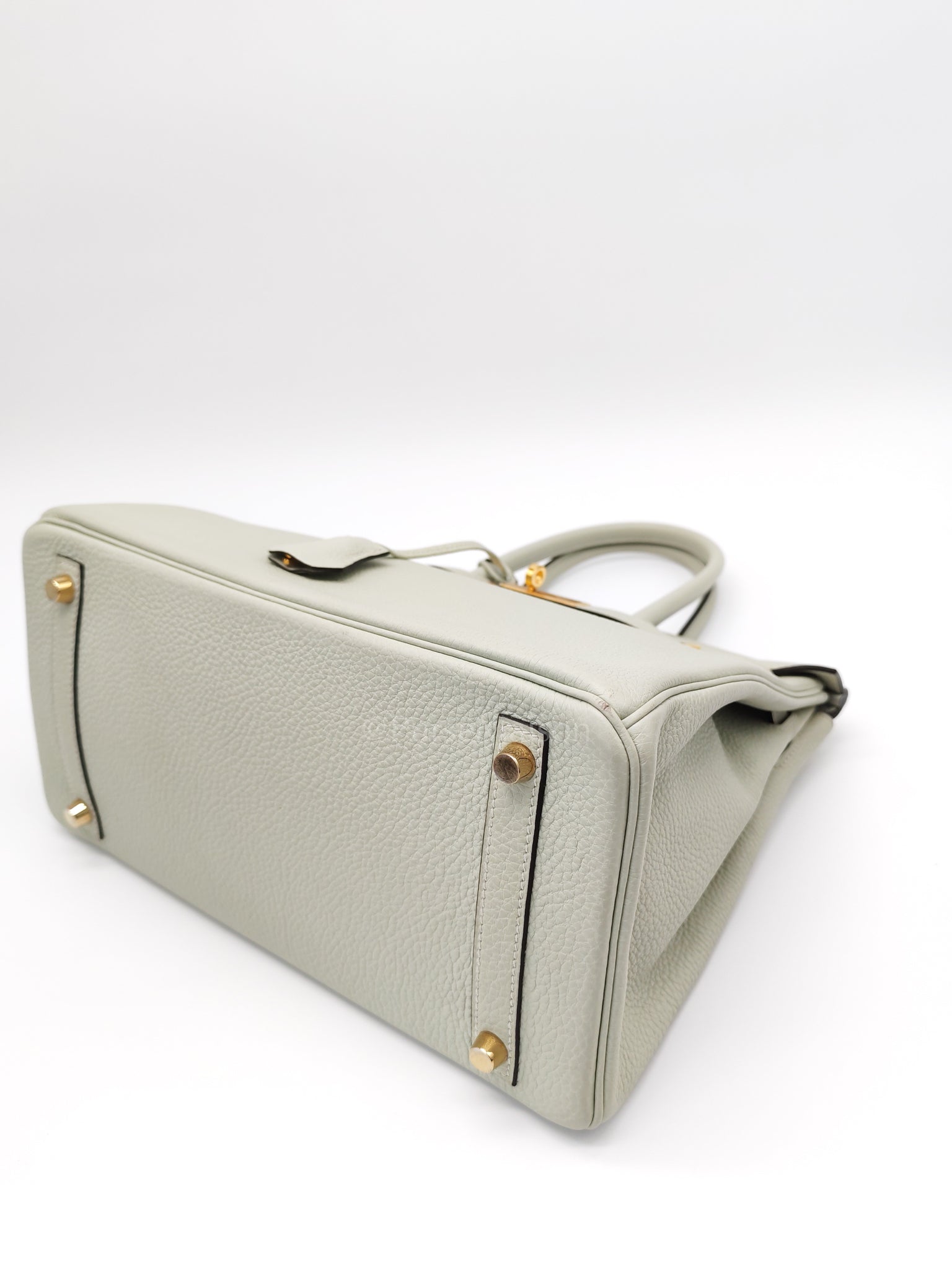 Birkin 30 Gris Neve Togo Leather in Gold Hardware Stamp B(2023) | Purse Maison Luxury Bags Shop
