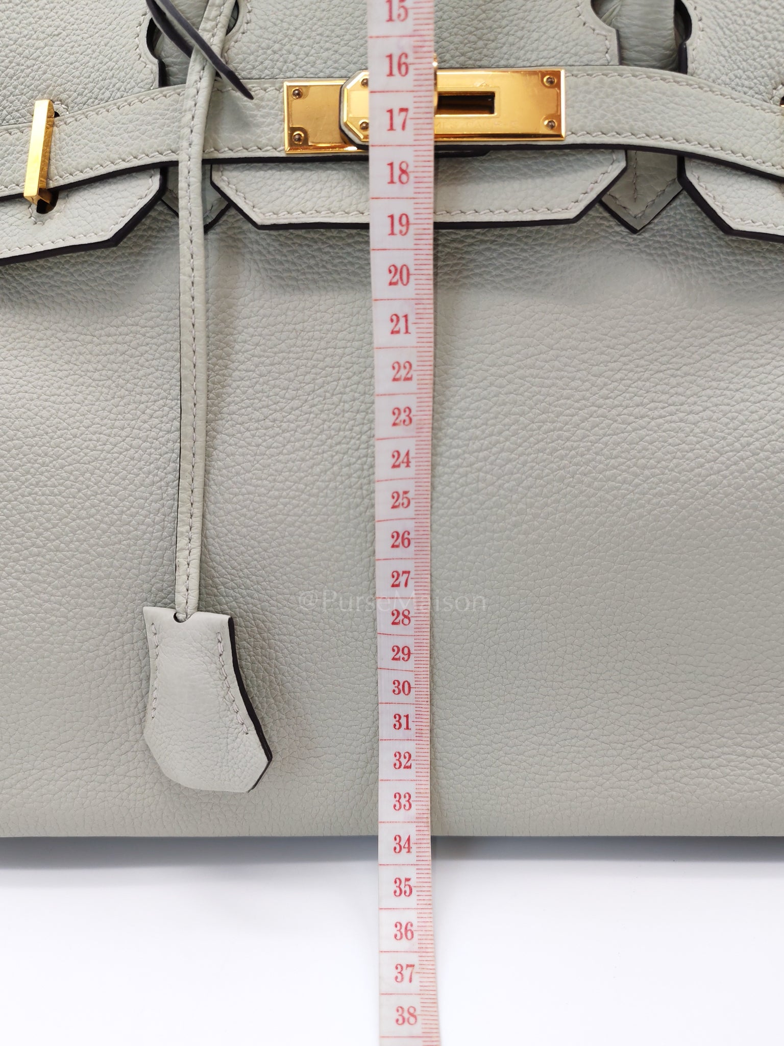 Birkin 30 Gris Neve Togo Leather in Gold Hardware Stamp B(2023) | Purse Maison Luxury Bags Shop