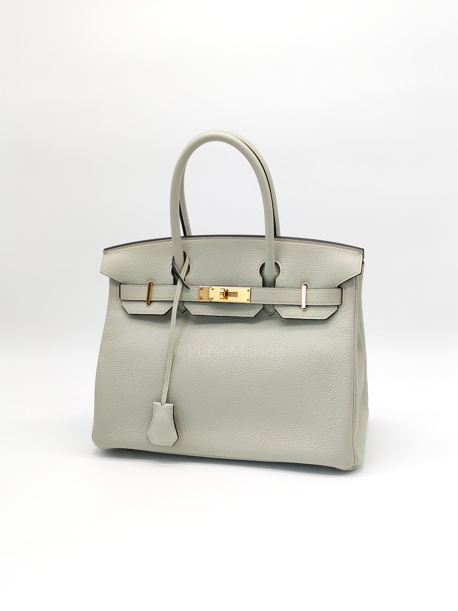 Birkin 30 Gris Neve Togo Leather in Gold Hardware Stamp B(2023) | Purse Maison Luxury Bags Shop