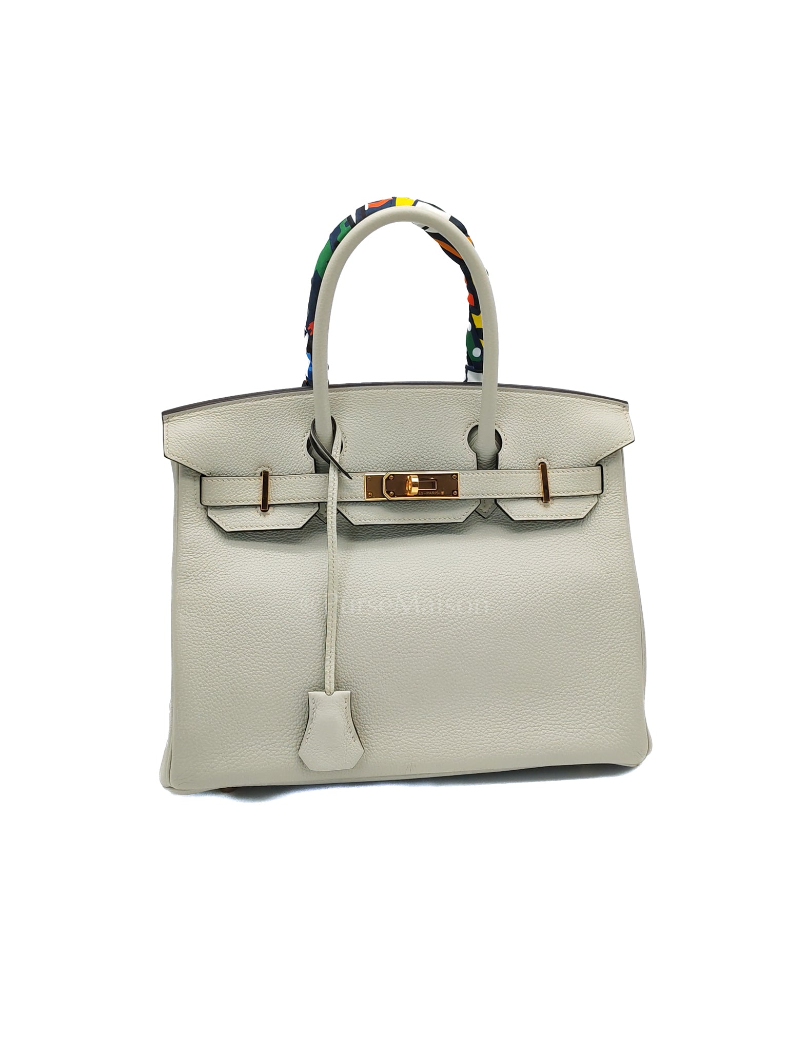 Birkin 30 Gris Neve Togo Leather in Gold Hardware Stamp B(2023) | Purse Maison Luxury Bags Shop