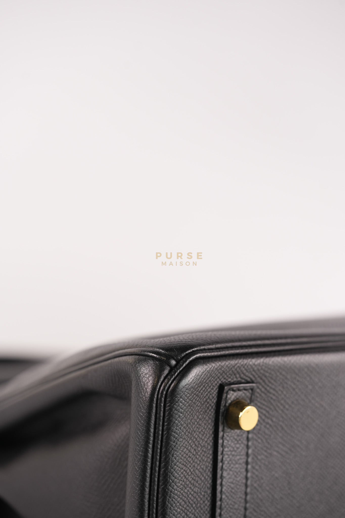 Birkin 30 in Black Epsom Leather and Gold Hardware Stamp A (2017) | Purse Maison Luxury Bags Shop