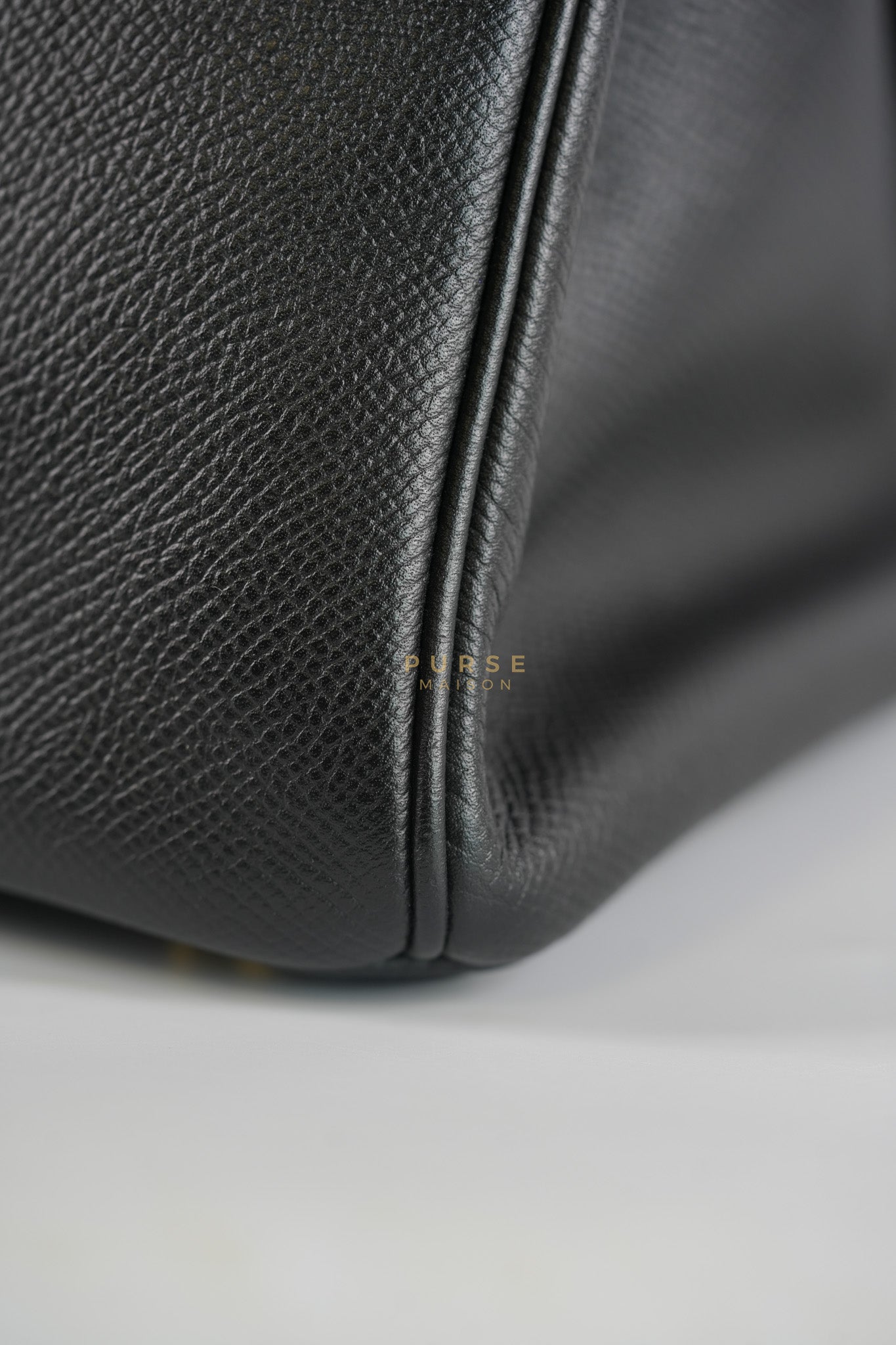 Birkin 30 in Black Epsom Leather and Gold Hardware Stamp A (2017) | Purse Maison Luxury Bags Shop