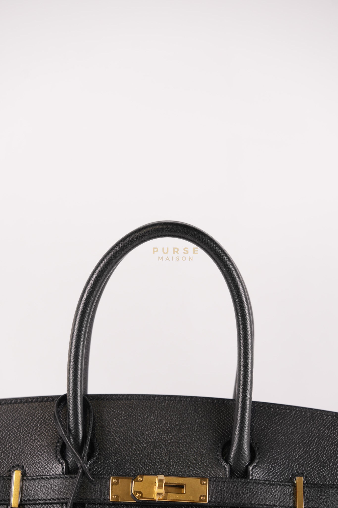 Birkin 30 in Black Epsom Leather and Gold Hardware Stamp A (2017) | Purse Maison Luxury Bags Shop