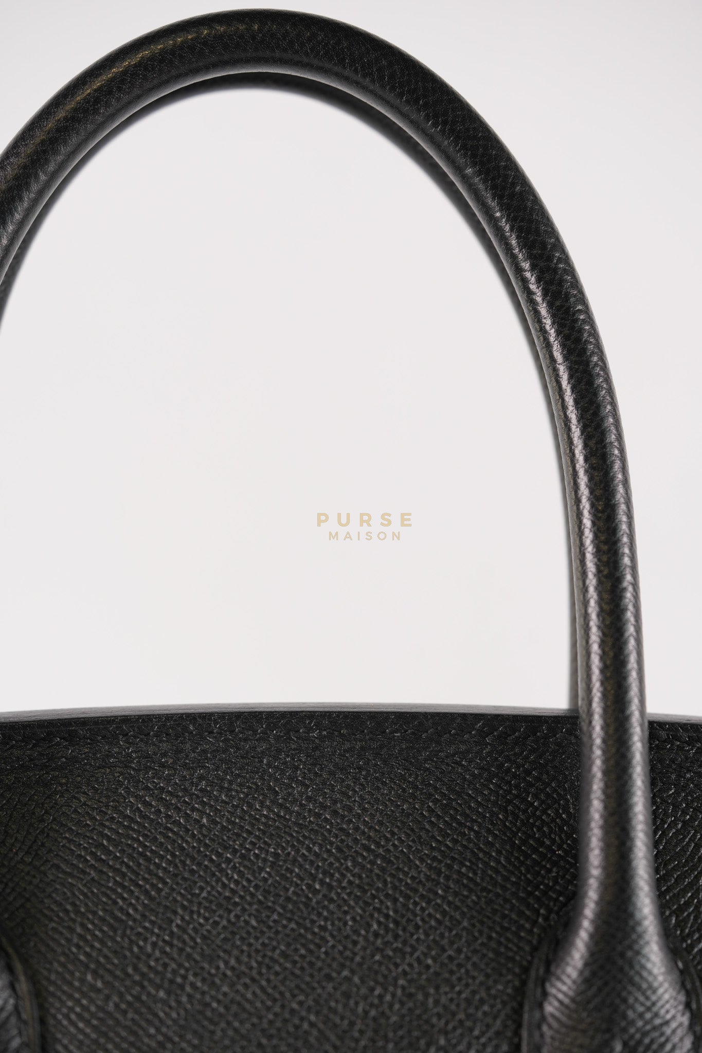 Birkin 30 in Black Epsom Leather and Gold Hardware Stamp A (2017) | Purse Maison Luxury Bags Shop