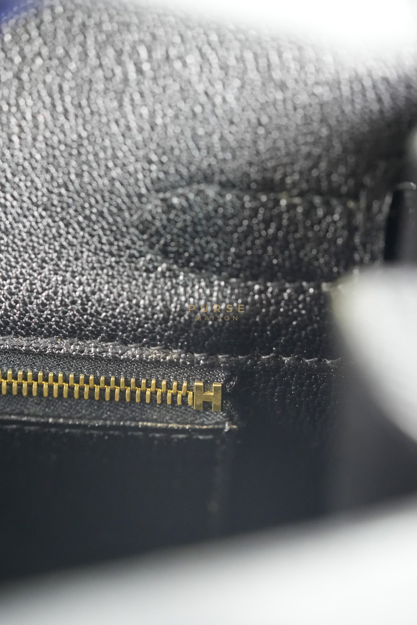 Birkin 30 in Black Epsom Leather and Gold Hardware Stamp A (2017) | Purse Maison Luxury Bags Shop