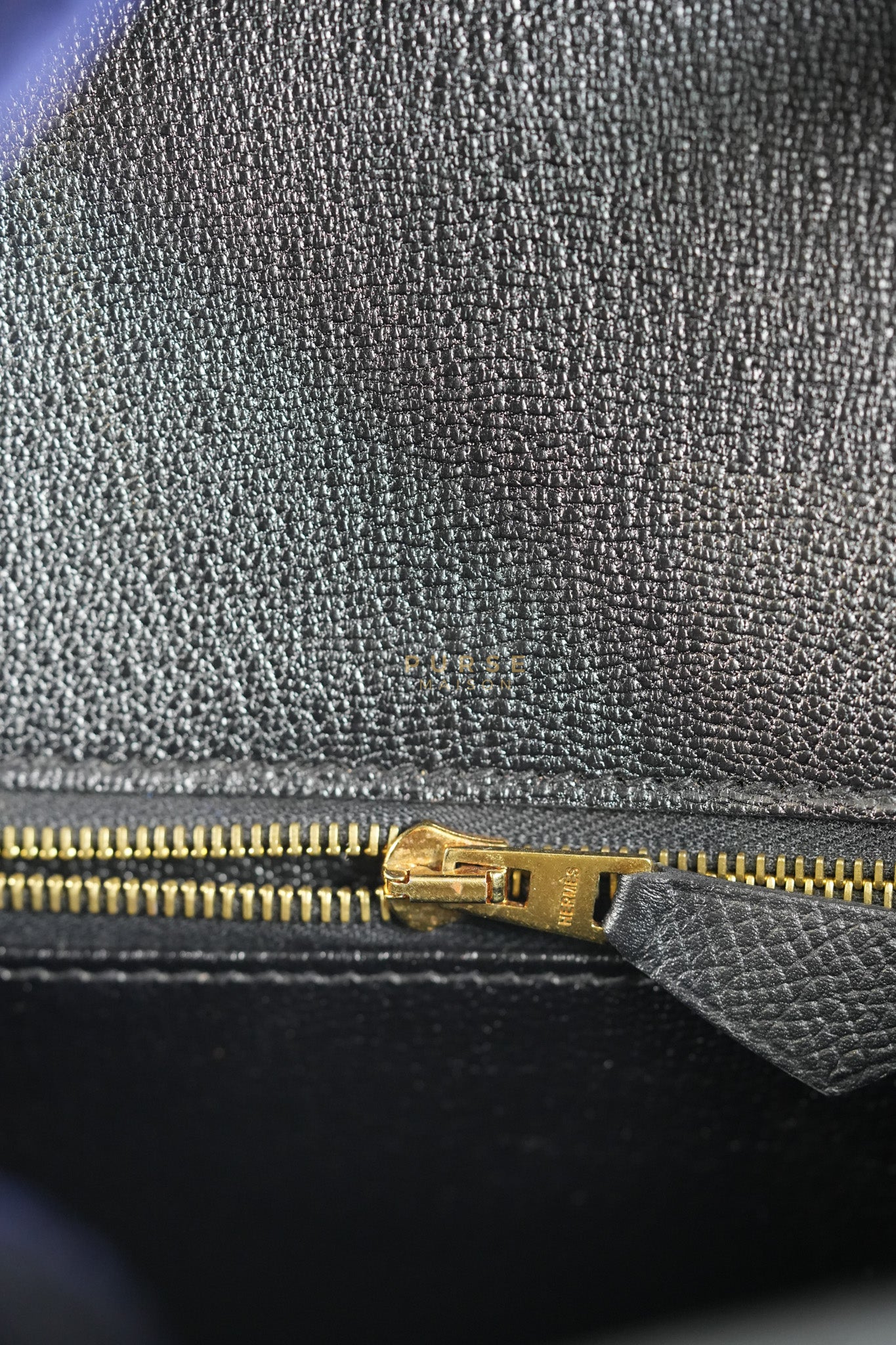 Birkin 30 in Black Epsom Leather and Gold Hardware Stamp A (2017) | Purse Maison Luxury Bags Shop