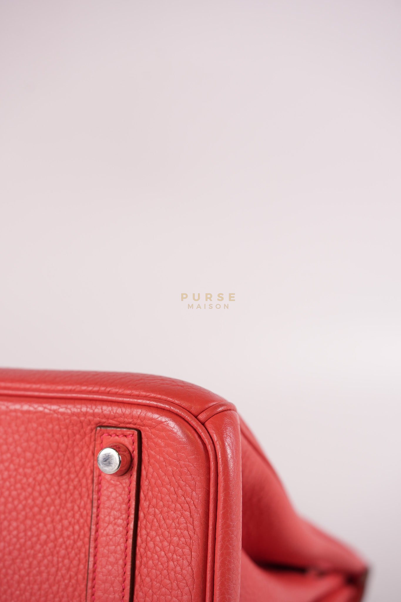 Birkin 30 in Bougainvillier Clemence Leather Palladium Hardware Stamp N Square (2010) | Purse Maison Luxury Bags Shop