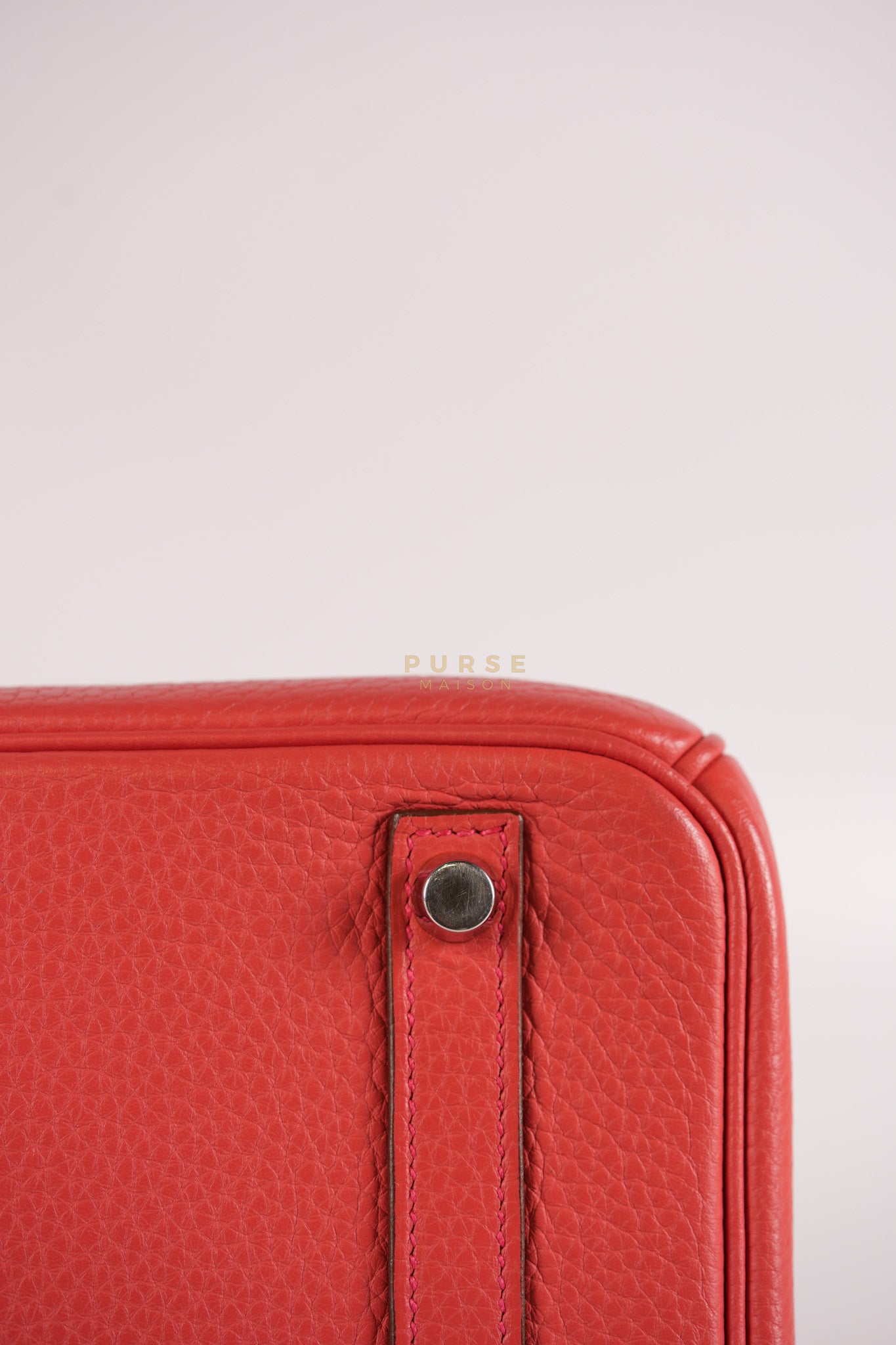 Birkin 30 in Bougainvillier Clemence Leather Palladium Hardware Stamp N Square (2010) | Purse Maison Luxury Bags Shop