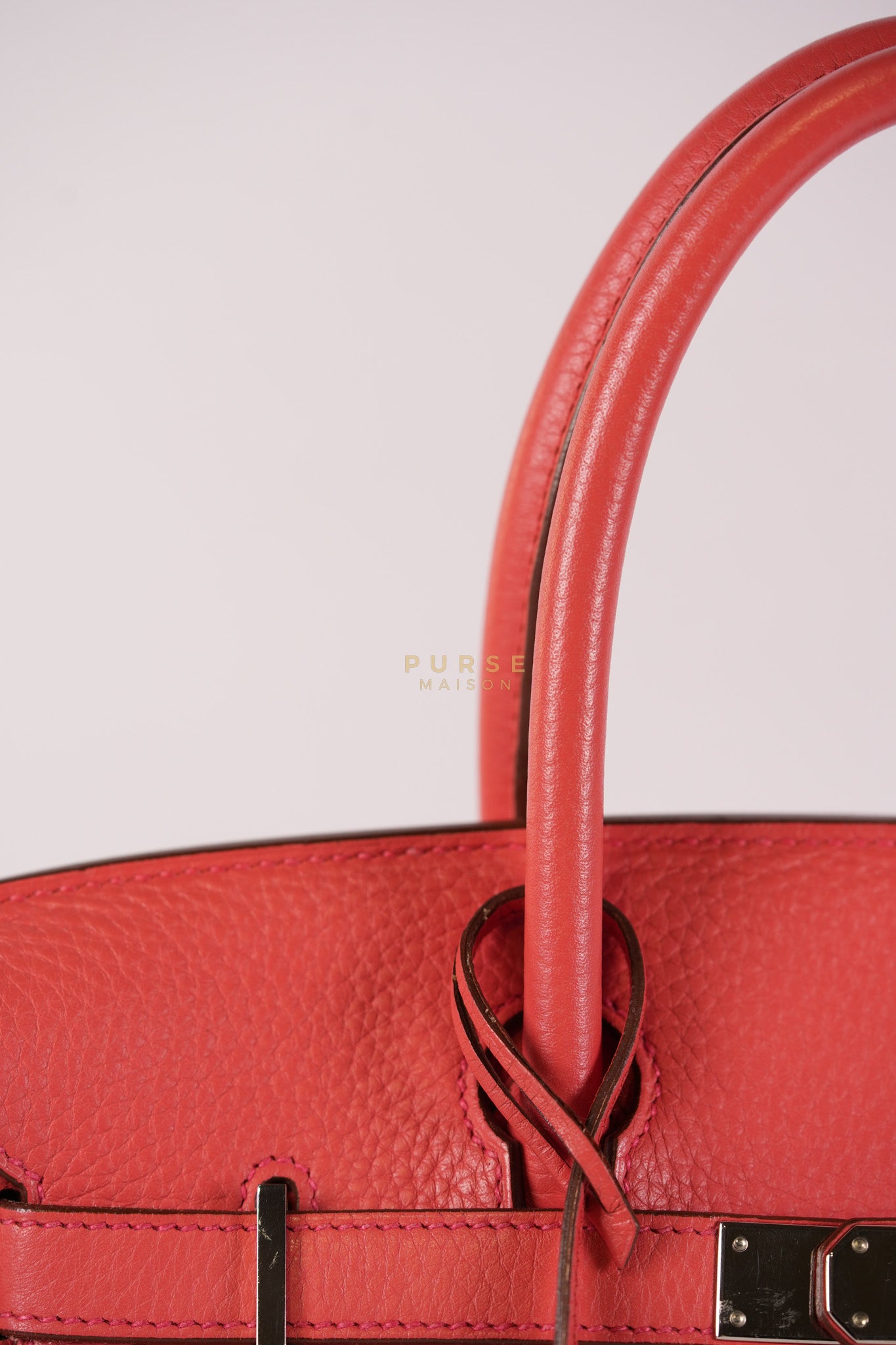 Birkin 30 in Bougainvillier Clemence Leather Palladium Hardware Stamp N Square (2010) | Purse Maison Luxury Bags Shop