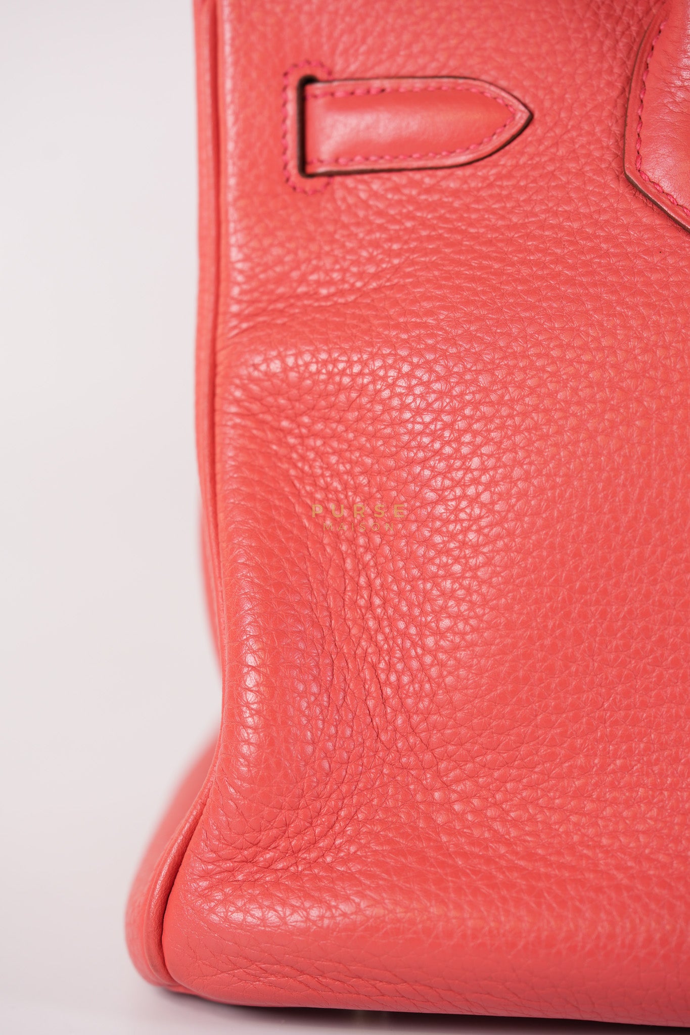 Birkin 30 in Bougainvillier Clemence Leather Palladium Hardware Stamp N Square (2010) | Purse Maison Luxury Bags Shop