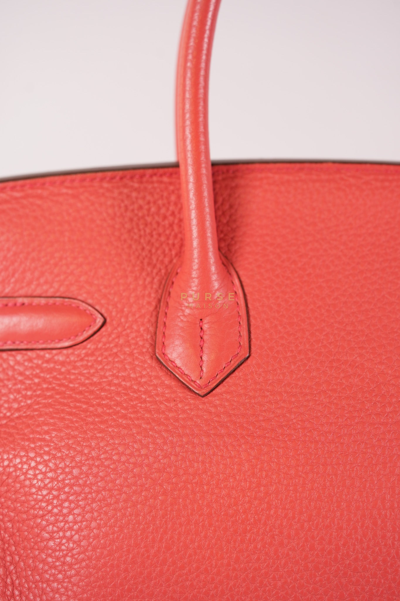 Birkin 30 in Bougainvillier Clemence Leather Palladium Hardware Stamp N Square (2010) | Purse Maison Luxury Bags Shop