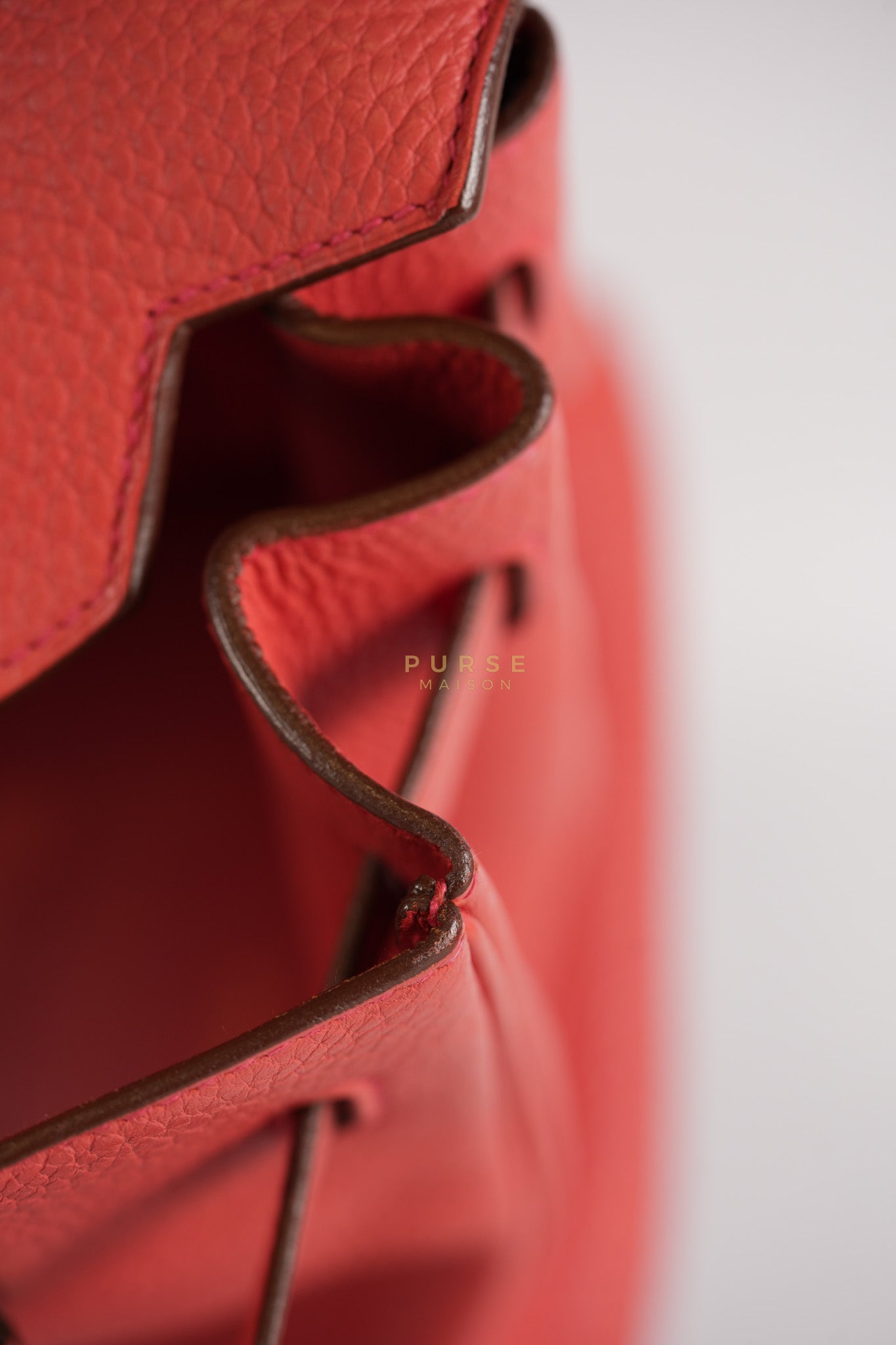 Birkin 30 in Bougainvillier Clemence Leather Palladium Hardware Stamp N Square (2010) | Purse Maison Luxury Bags Shop