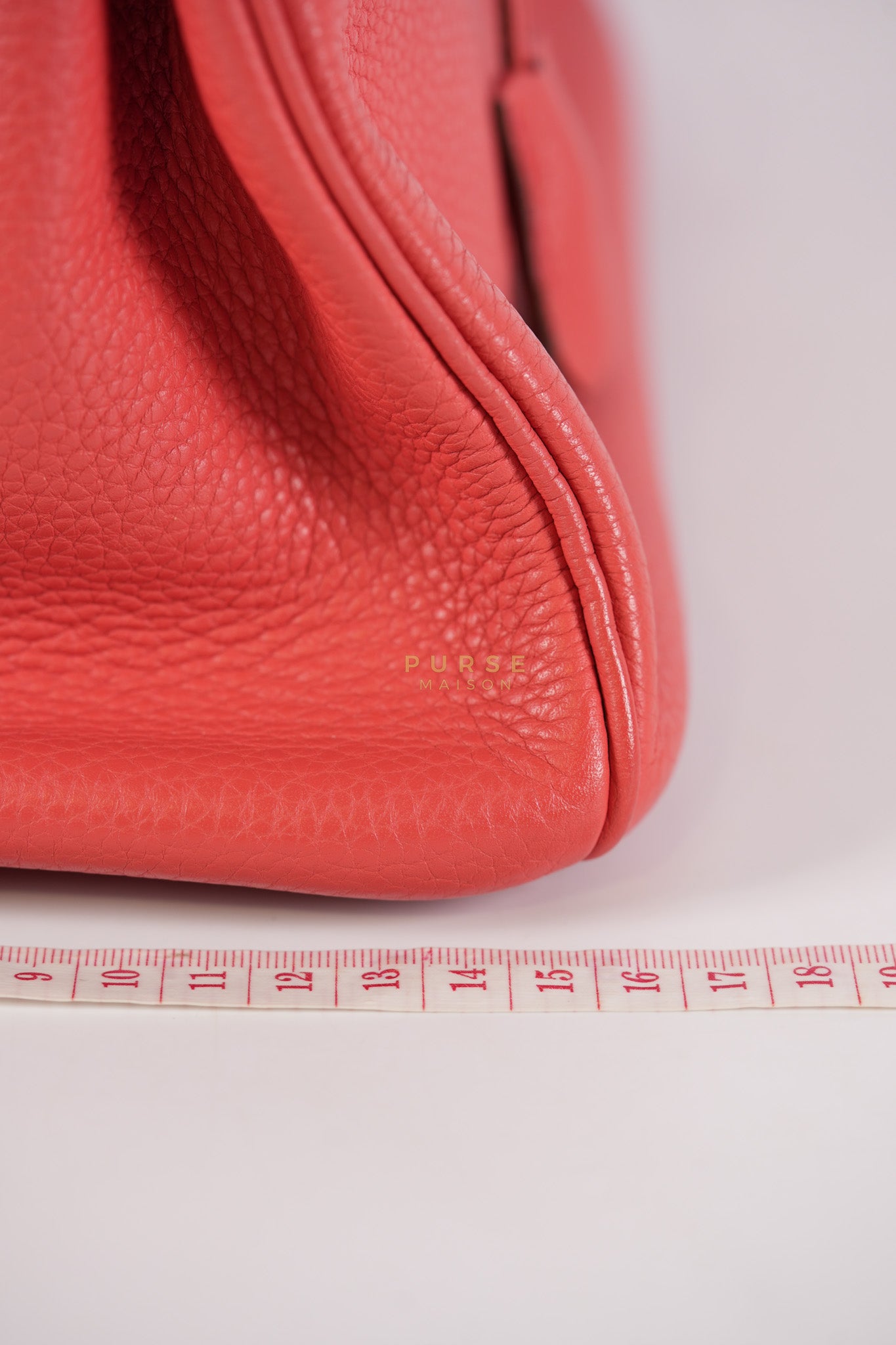 Birkin 30 in Bougainvillier Clemence Leather Palladium Hardware Stamp N Square (2010) | Purse Maison Luxury Bags Shop