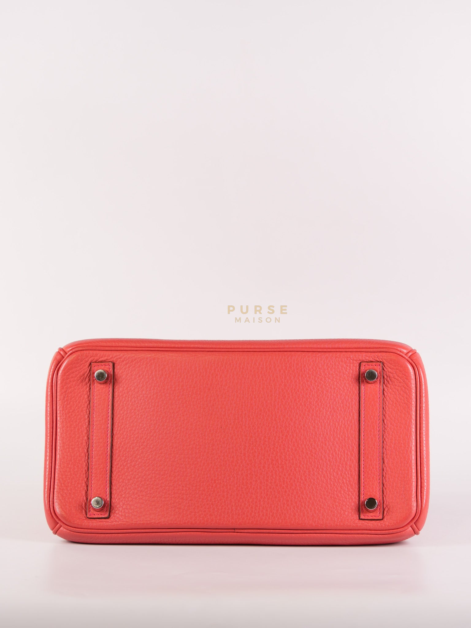 Birkin 30 in Bougainvillier Clemence Leather Palladium Hardware Stamp N Square (2010) | Purse Maison Luxury Bags Shop